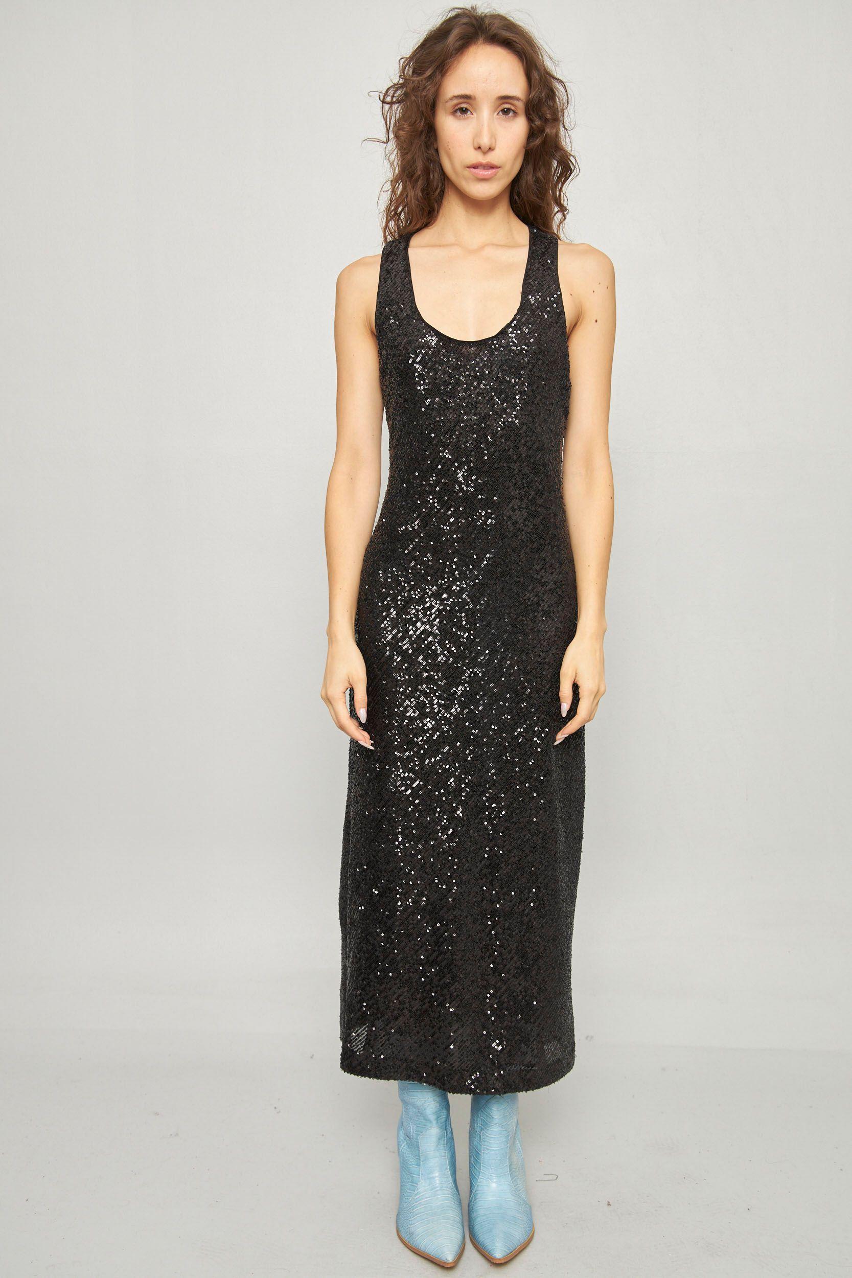 Vestido casual  negro banana republic talla XS-0