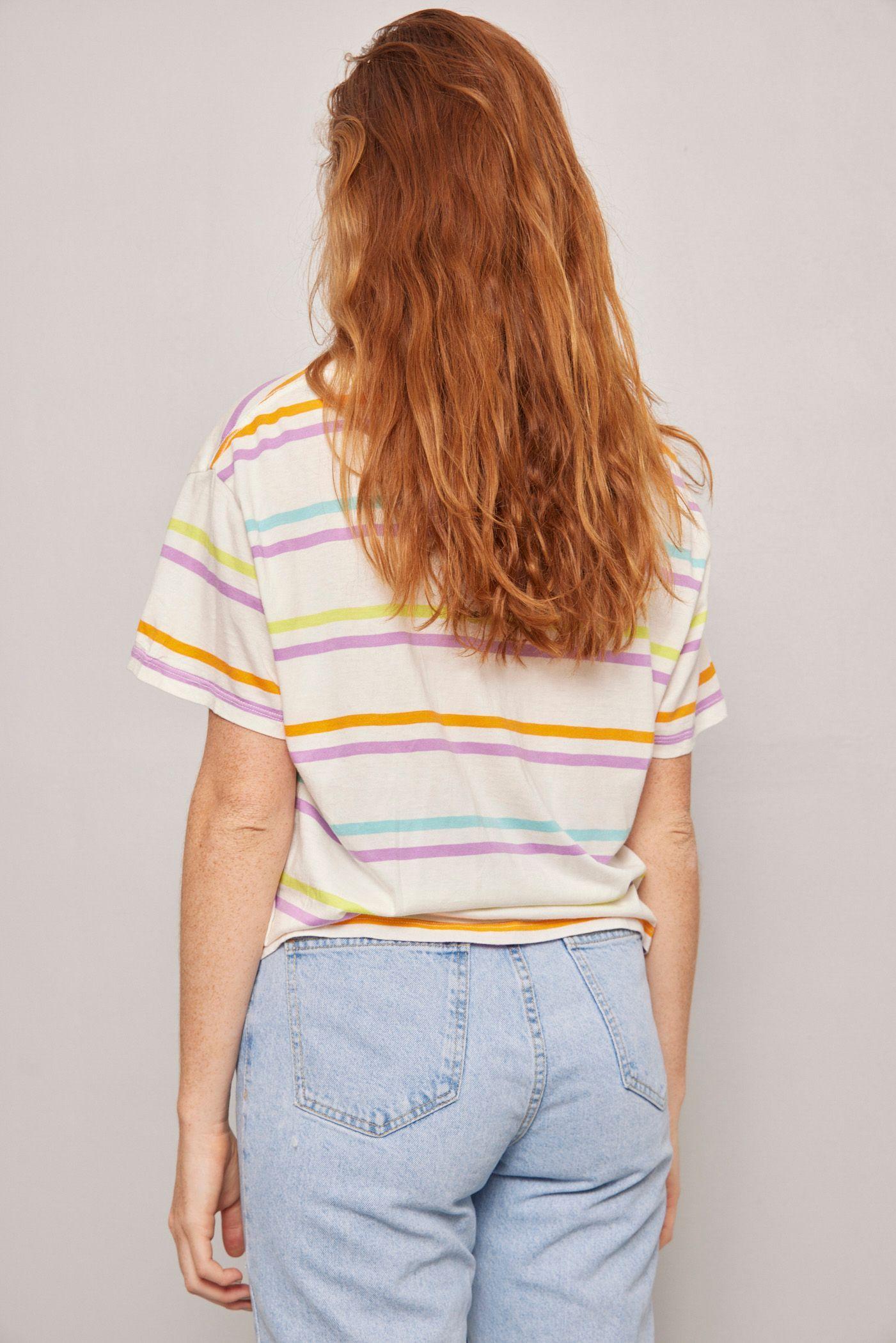 Polera casual  multicolor guess talla L-2