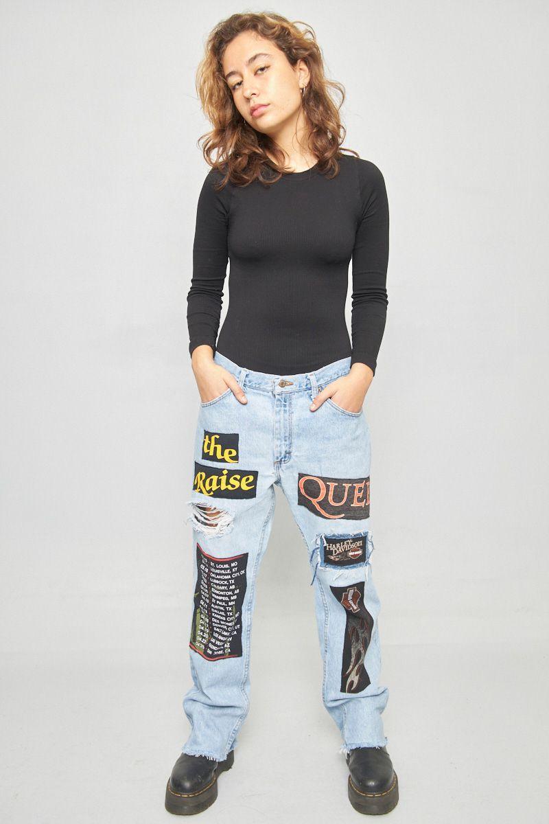 Jeans casual reciclado celeste Lovemade talla 42  -4