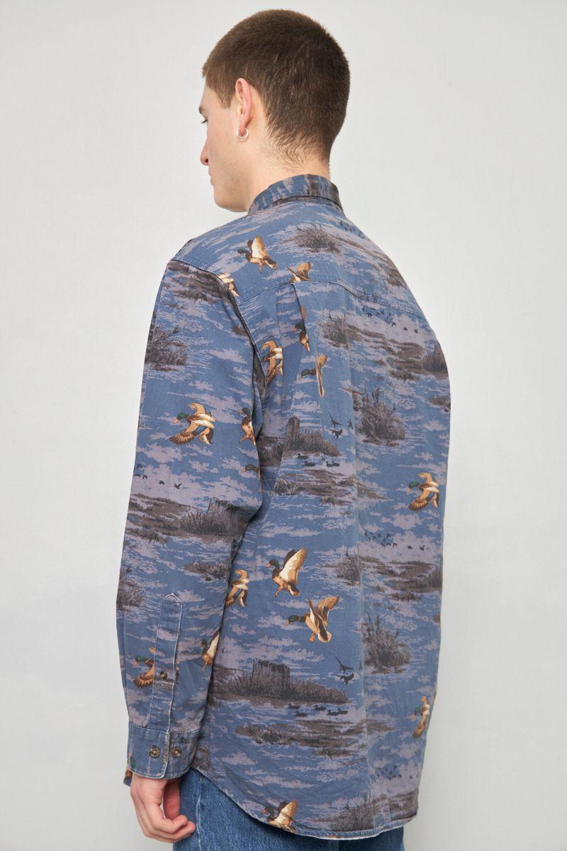 Camisa casual reciclado multicolor columbia talla L  -2