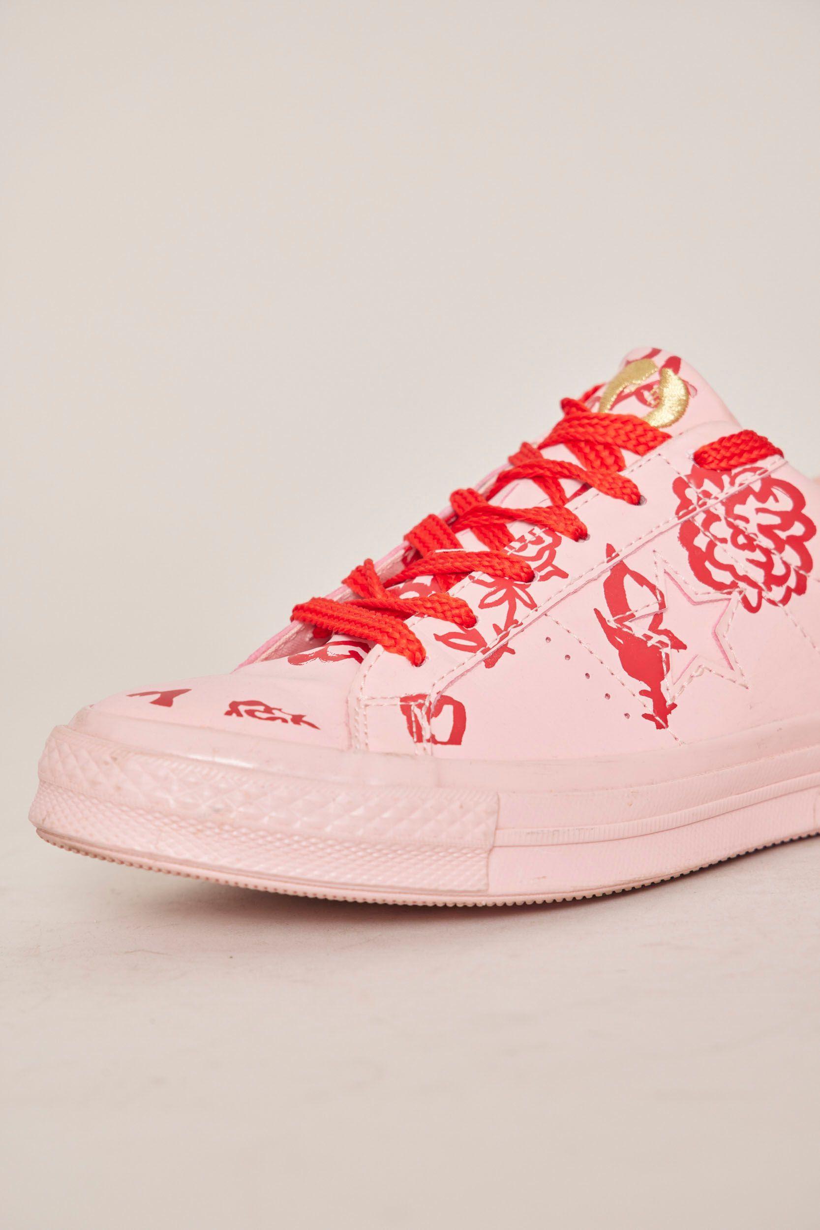 Zapatilla casual  rosa converse talla 37,5-2