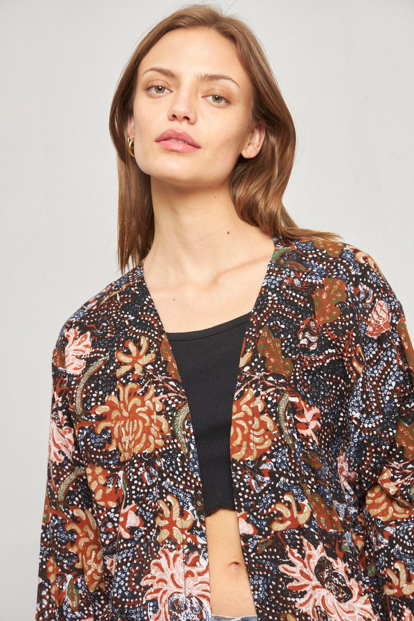 Capa casual reciclado multicolor madewell talla S  -4