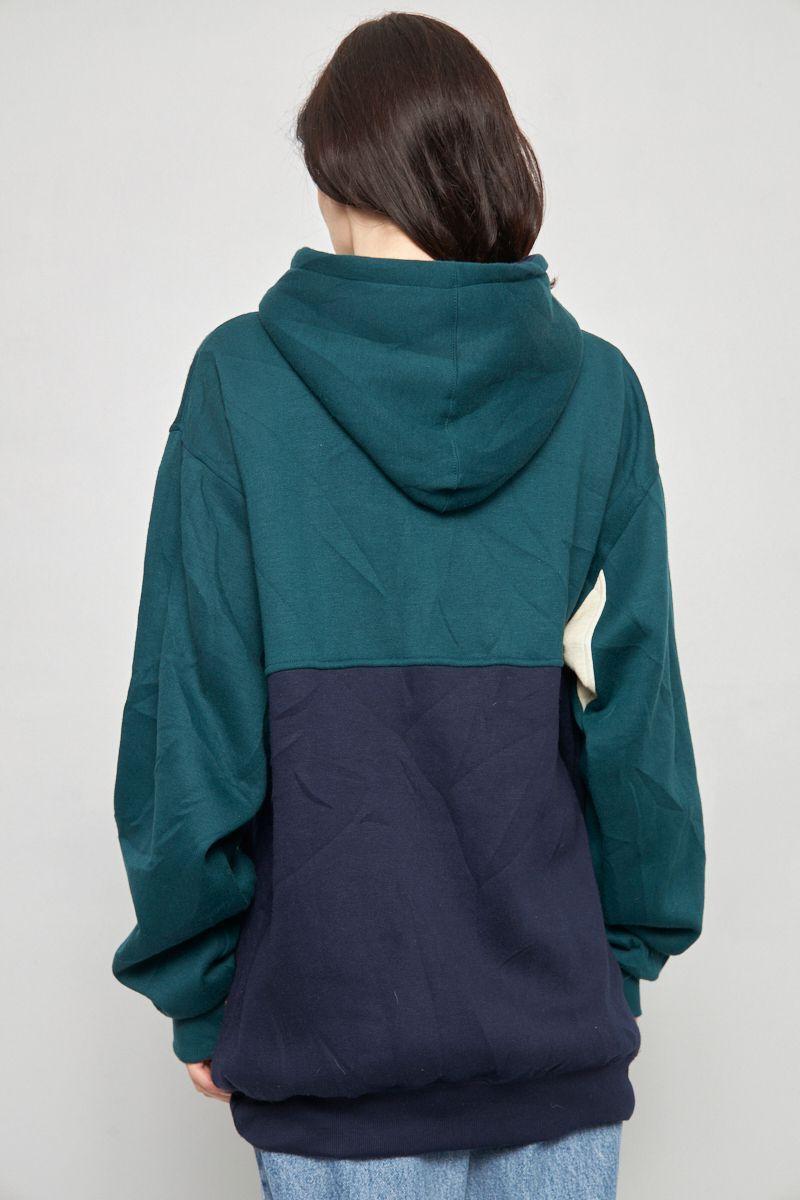 Poleron casual reciclado multicolor sasson talla L  -2