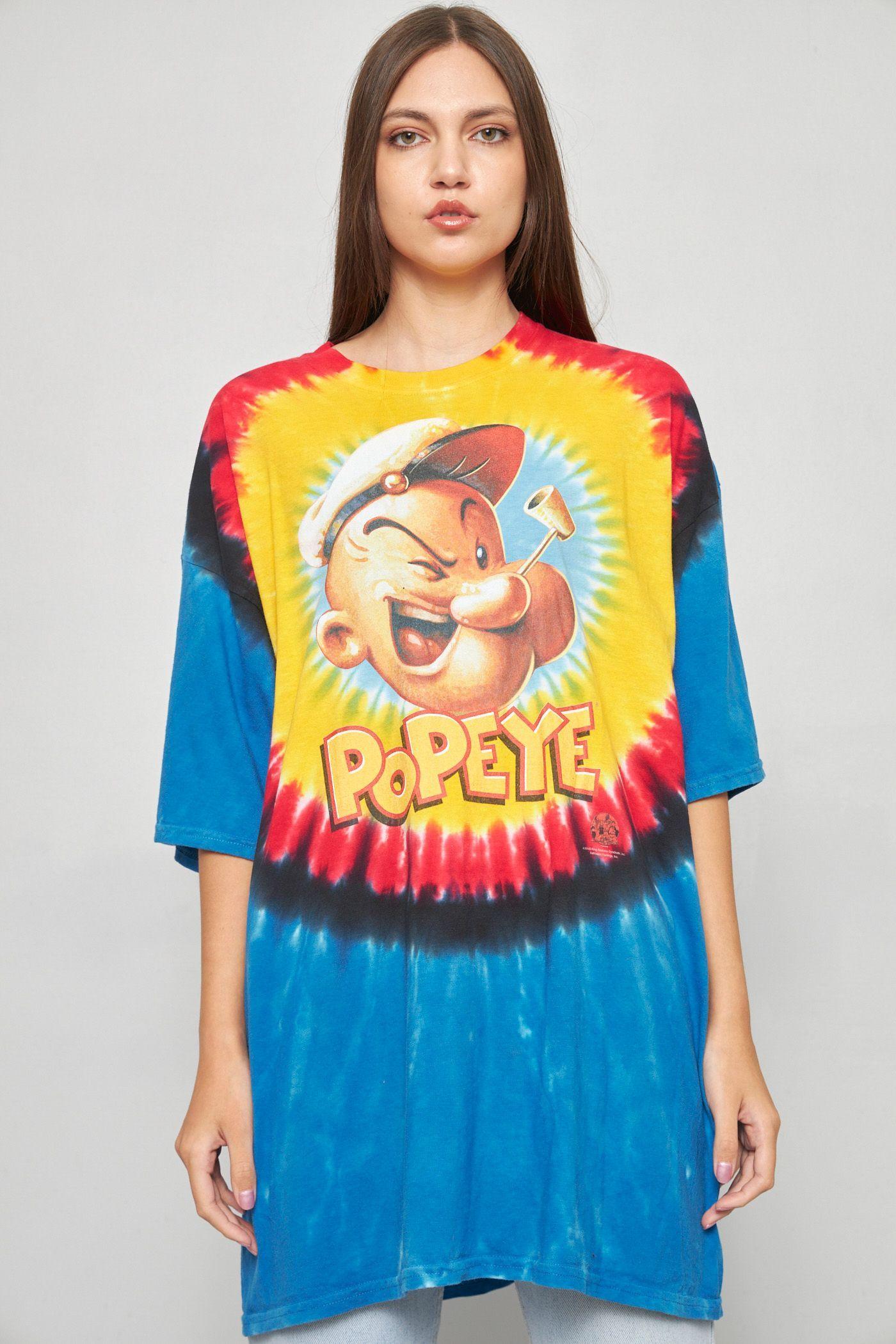 Polera casual reciclado multicolor liquid blue talla 2XL -0