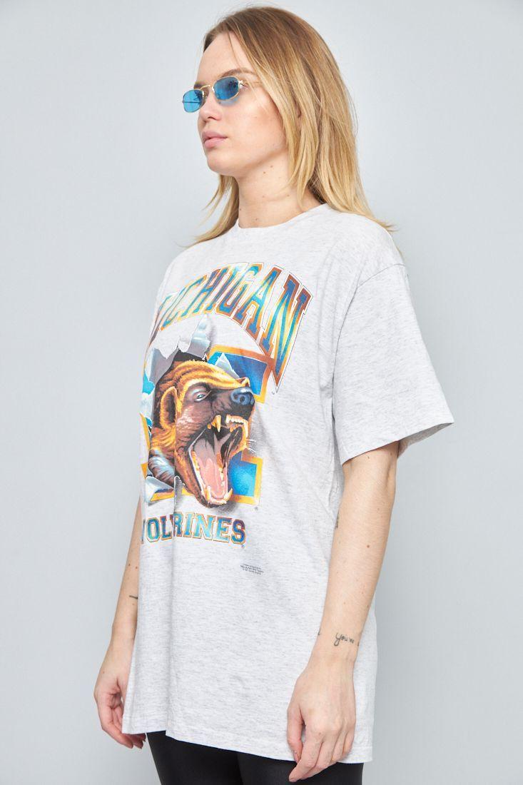 Polera casual reciclado multicolor salem talla L  -1