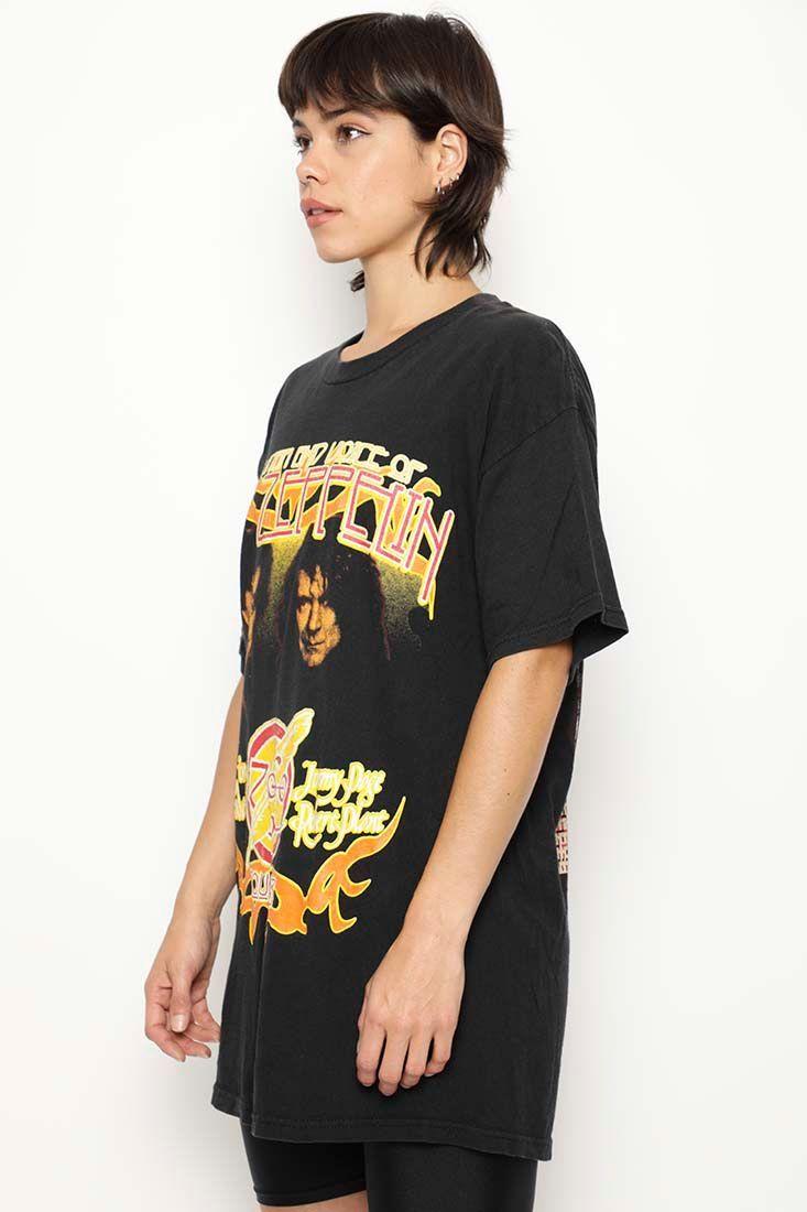 Polera de rock reciclado negro delta talla L -2