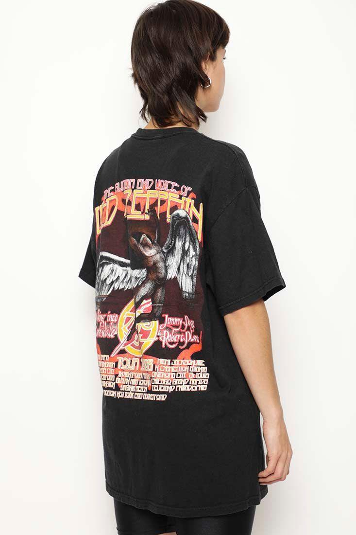 Polera de rock reciclado negro delta talla L -3