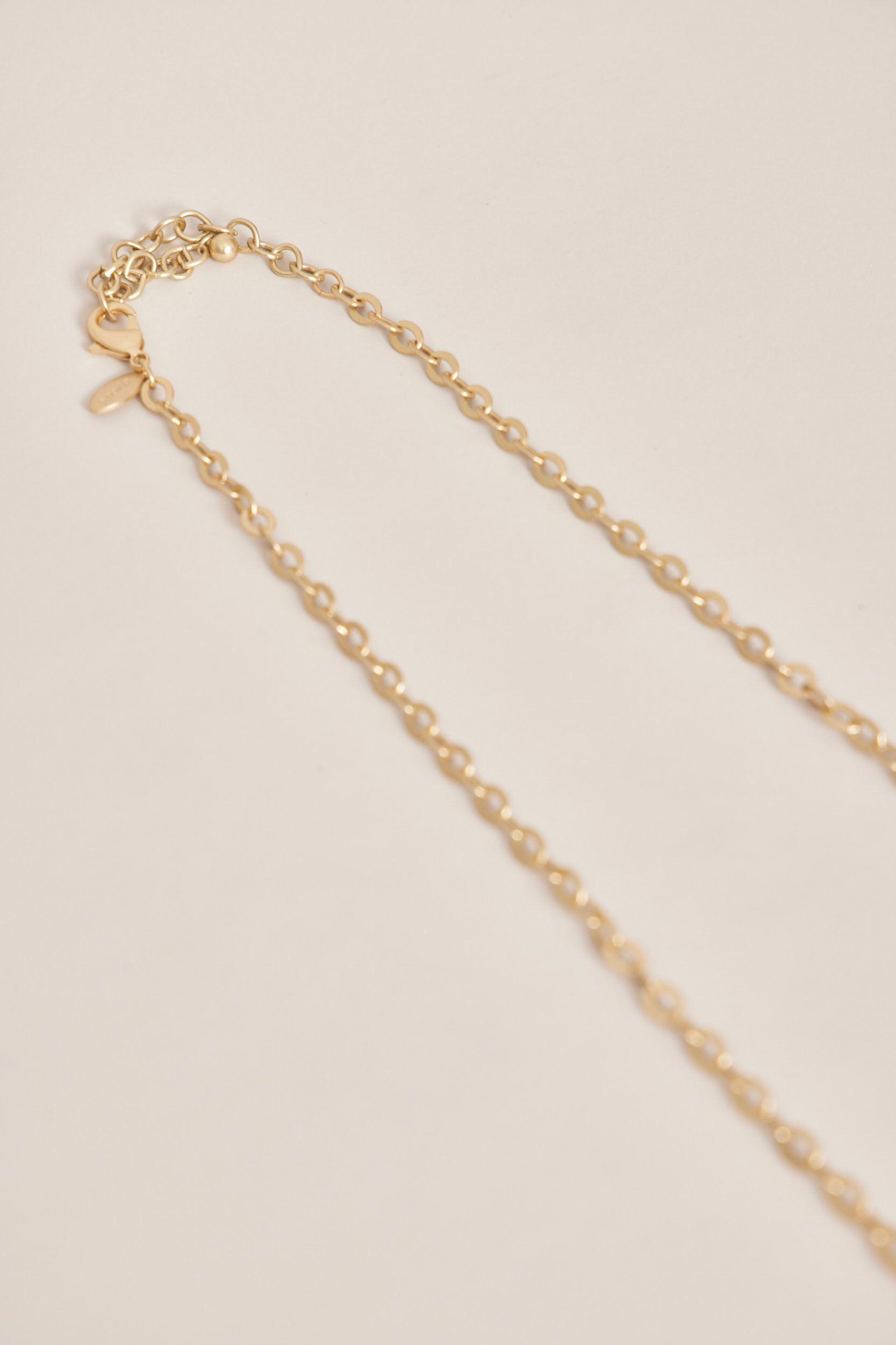 Collar vintage  dorado  chico s talla L-4