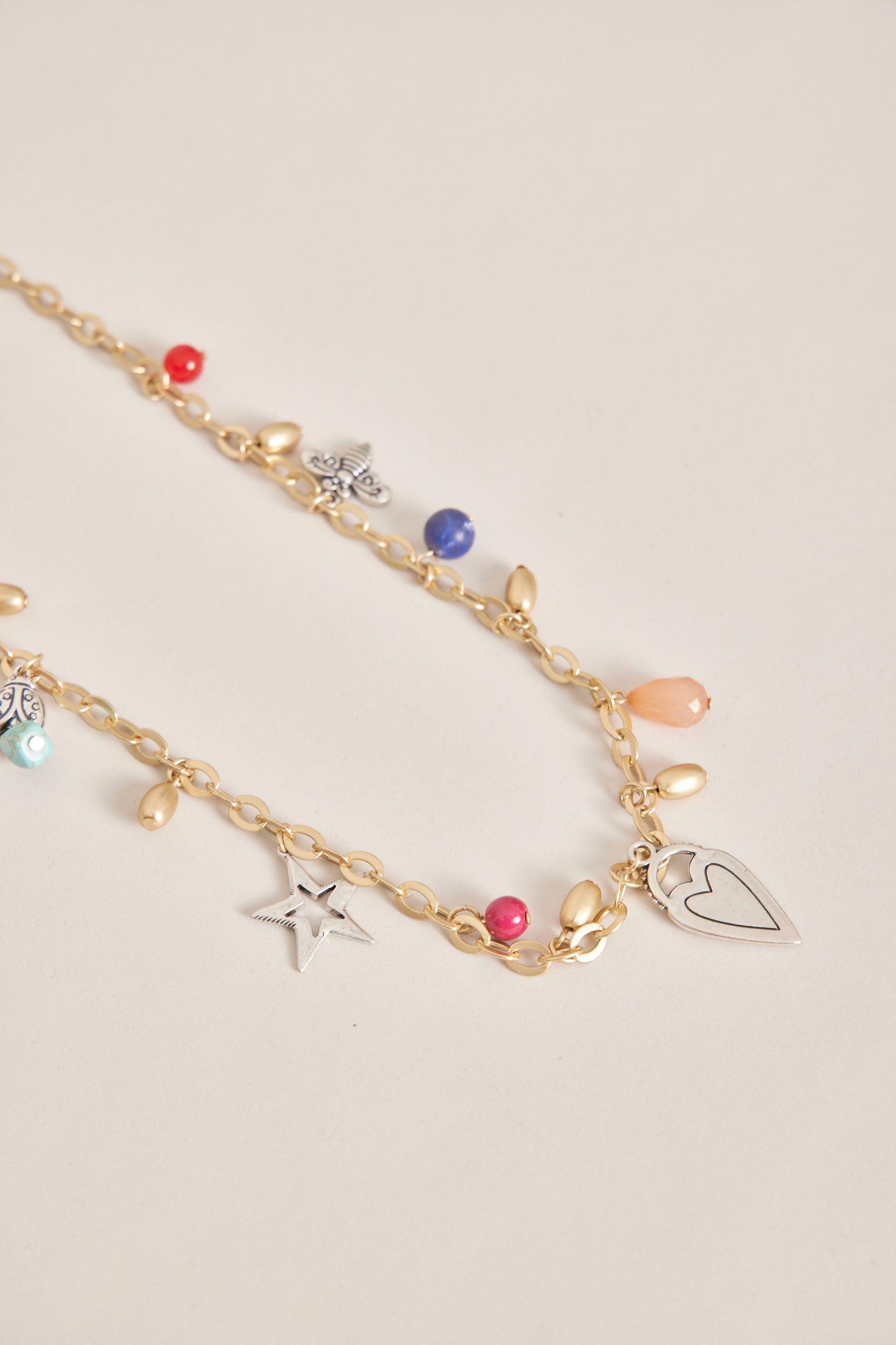 Collar vintage  dorado  chico s talla L-2