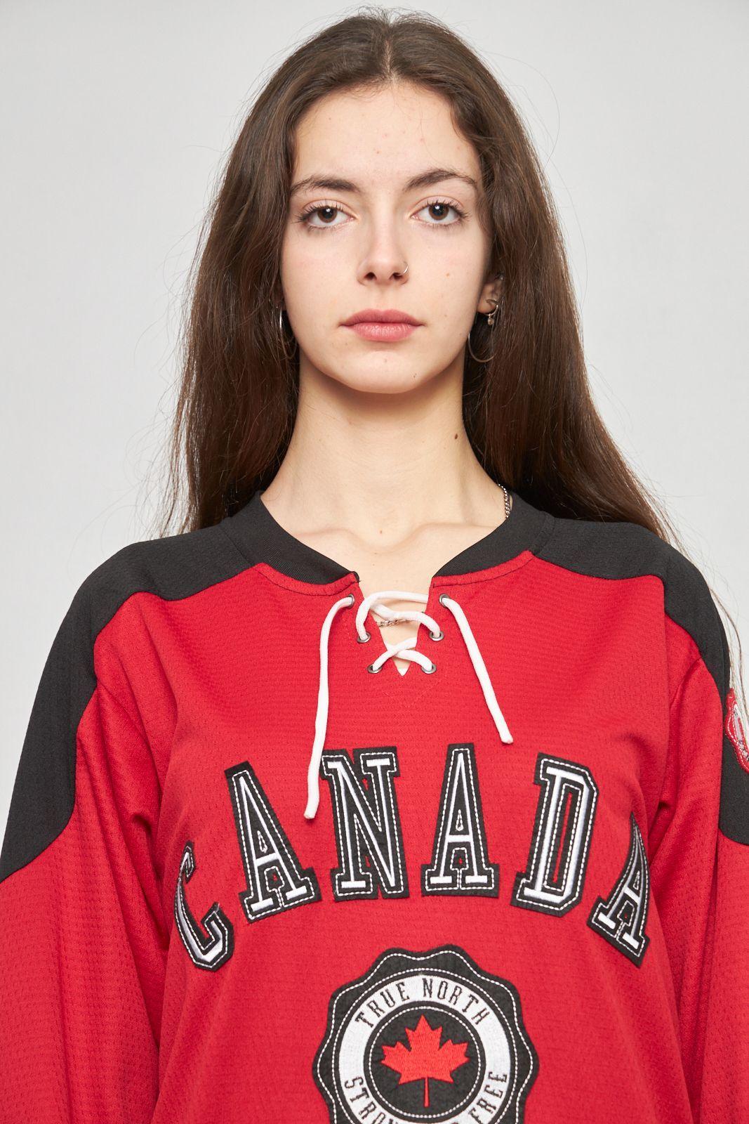 Polera casual reciclado multicolor canada athletics talla S -4