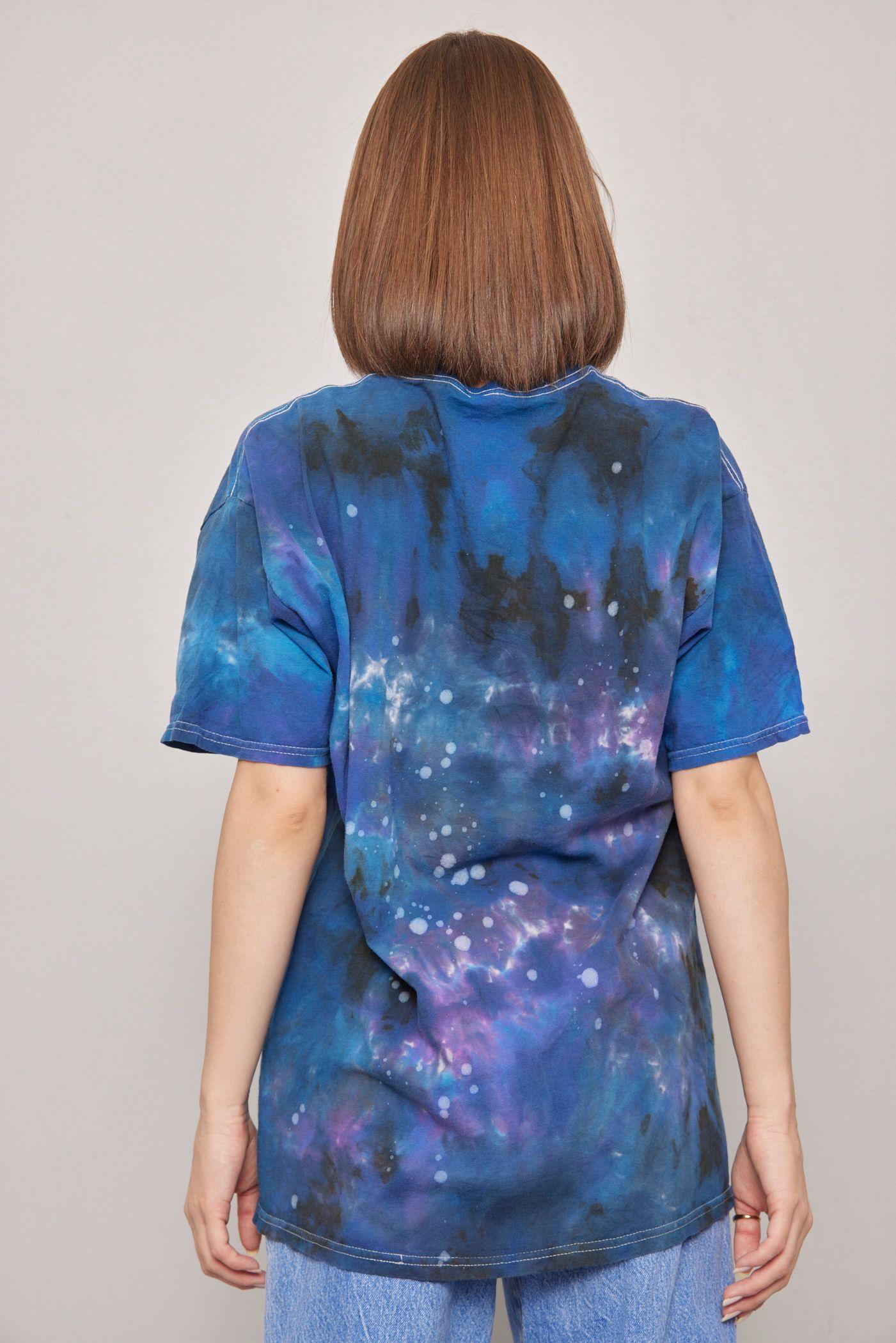 Polera casual  azul dom talla L-2