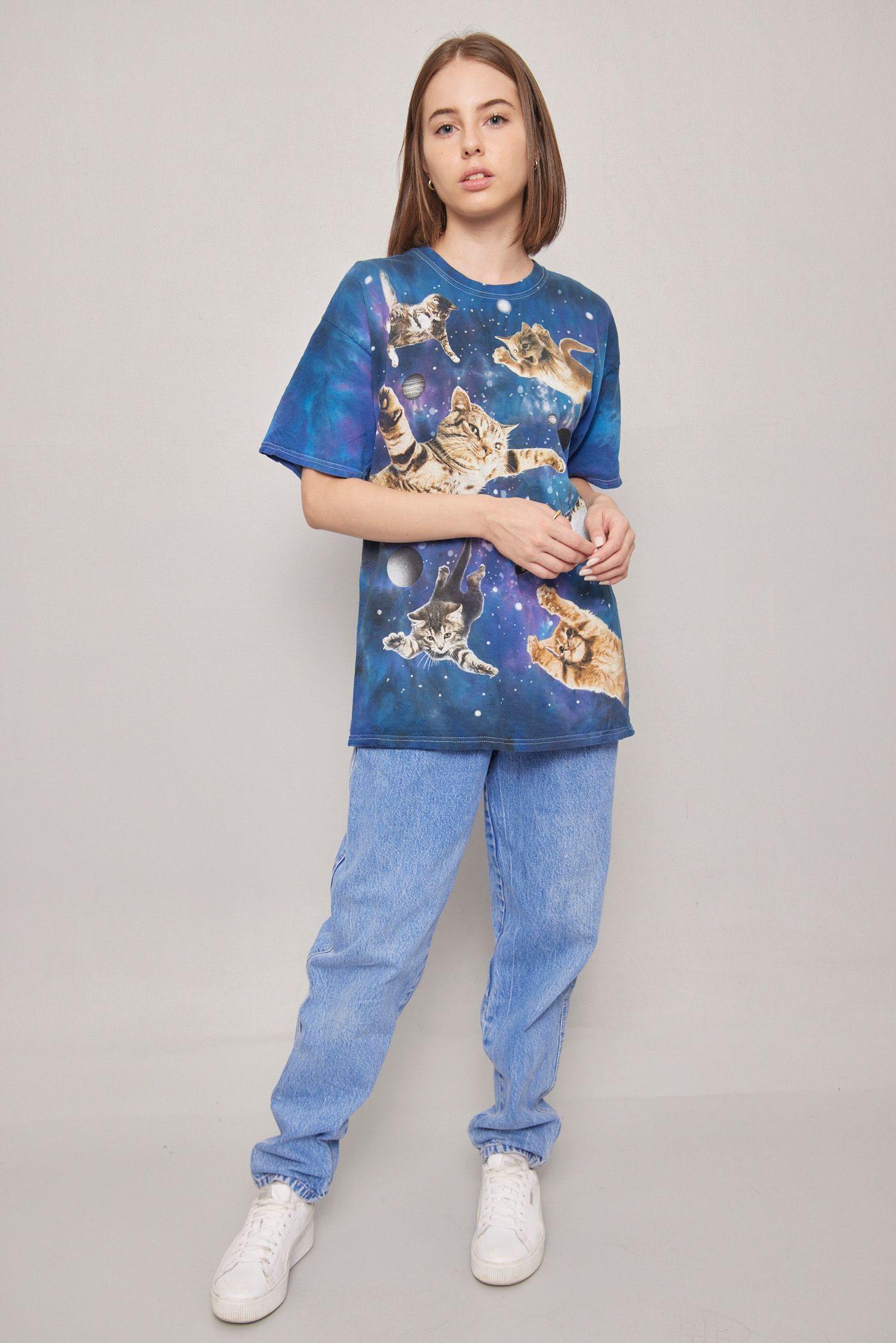 Polera casual  azul dom talla L-3