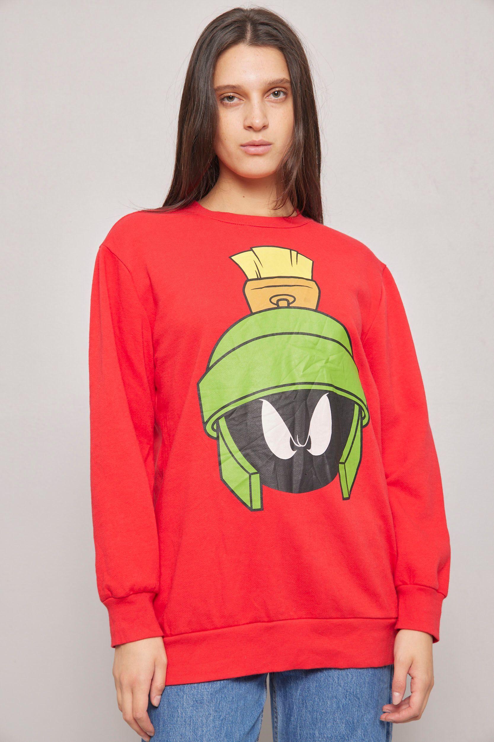 Poleron casual  rojo looney tunes talla L-0