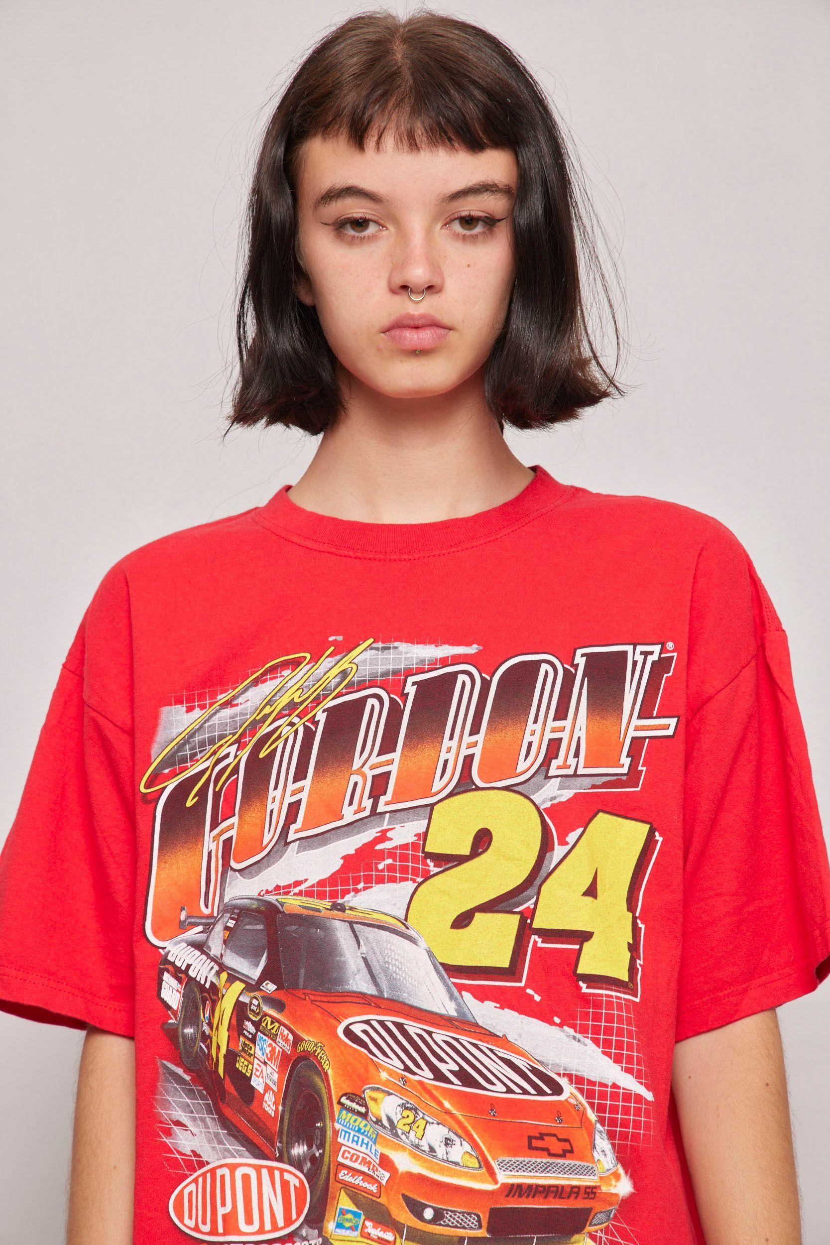 Polera casual  rojo chase authentics  talla L-4