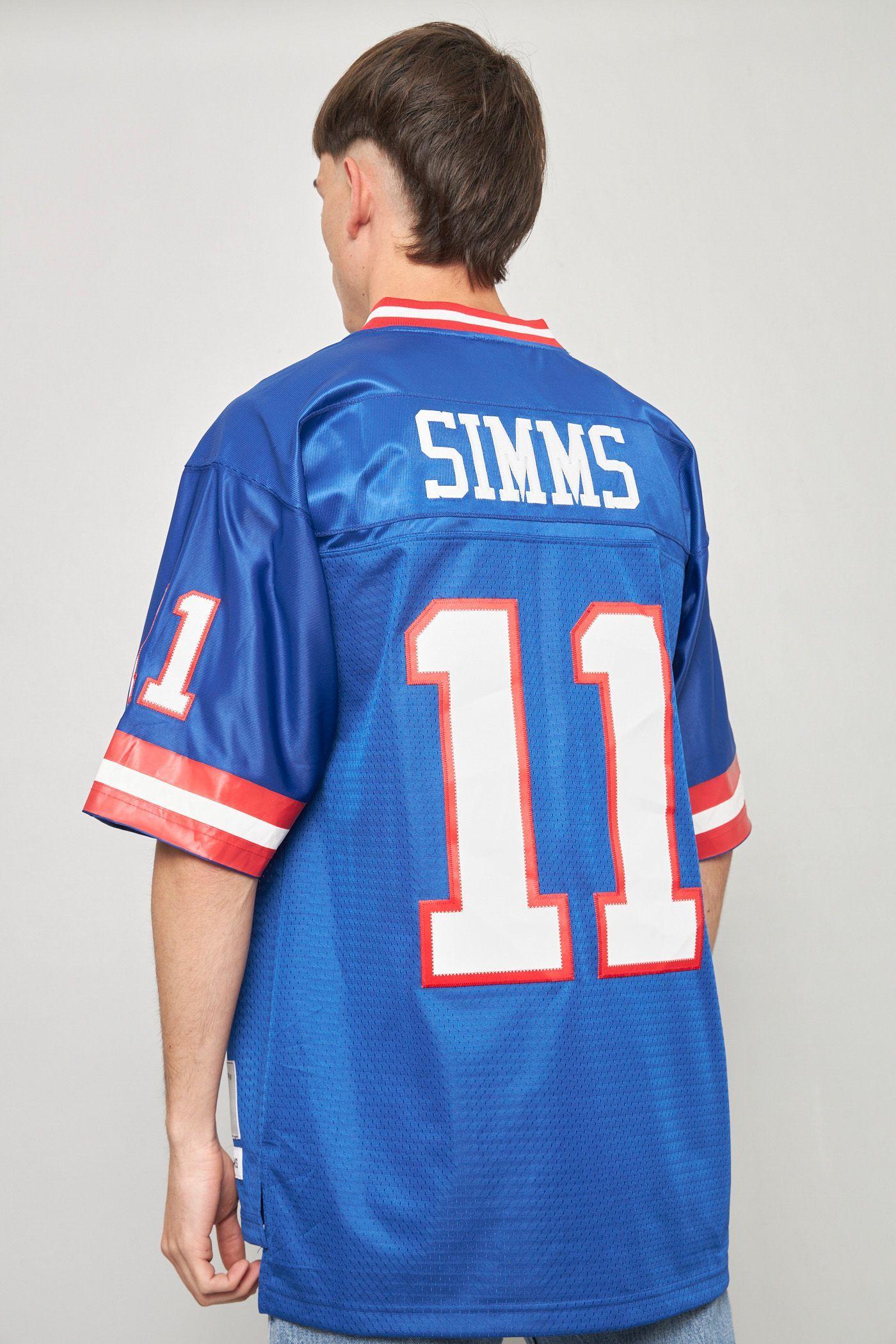 Polera casual reciclado azul mitchel and ness talla M-2