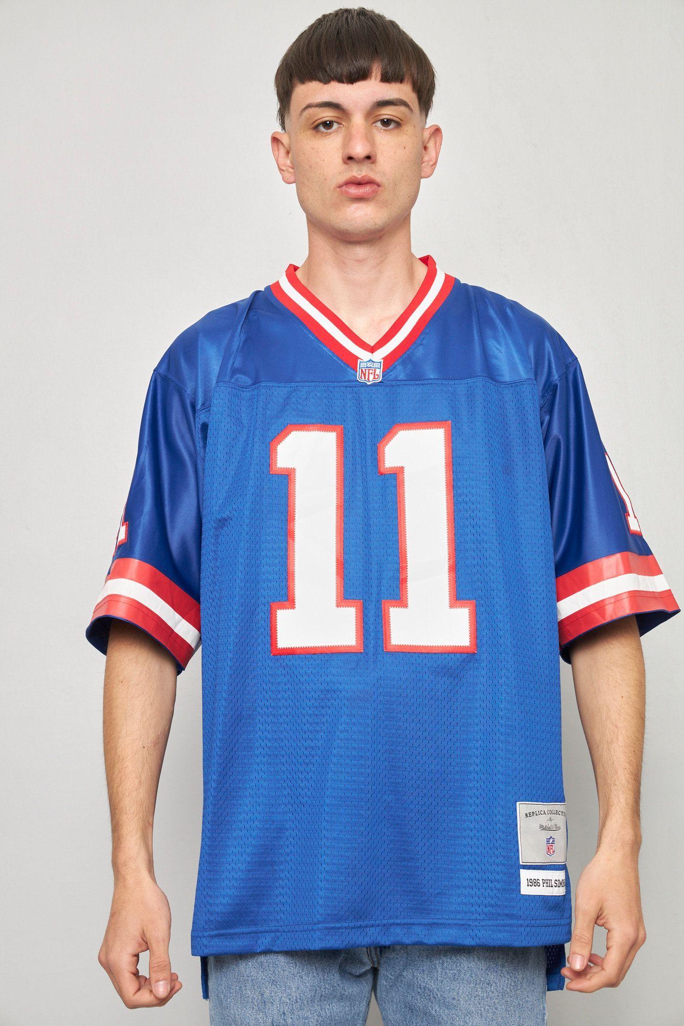 Polera casual reciclado azul mitchel and ness talla M-0