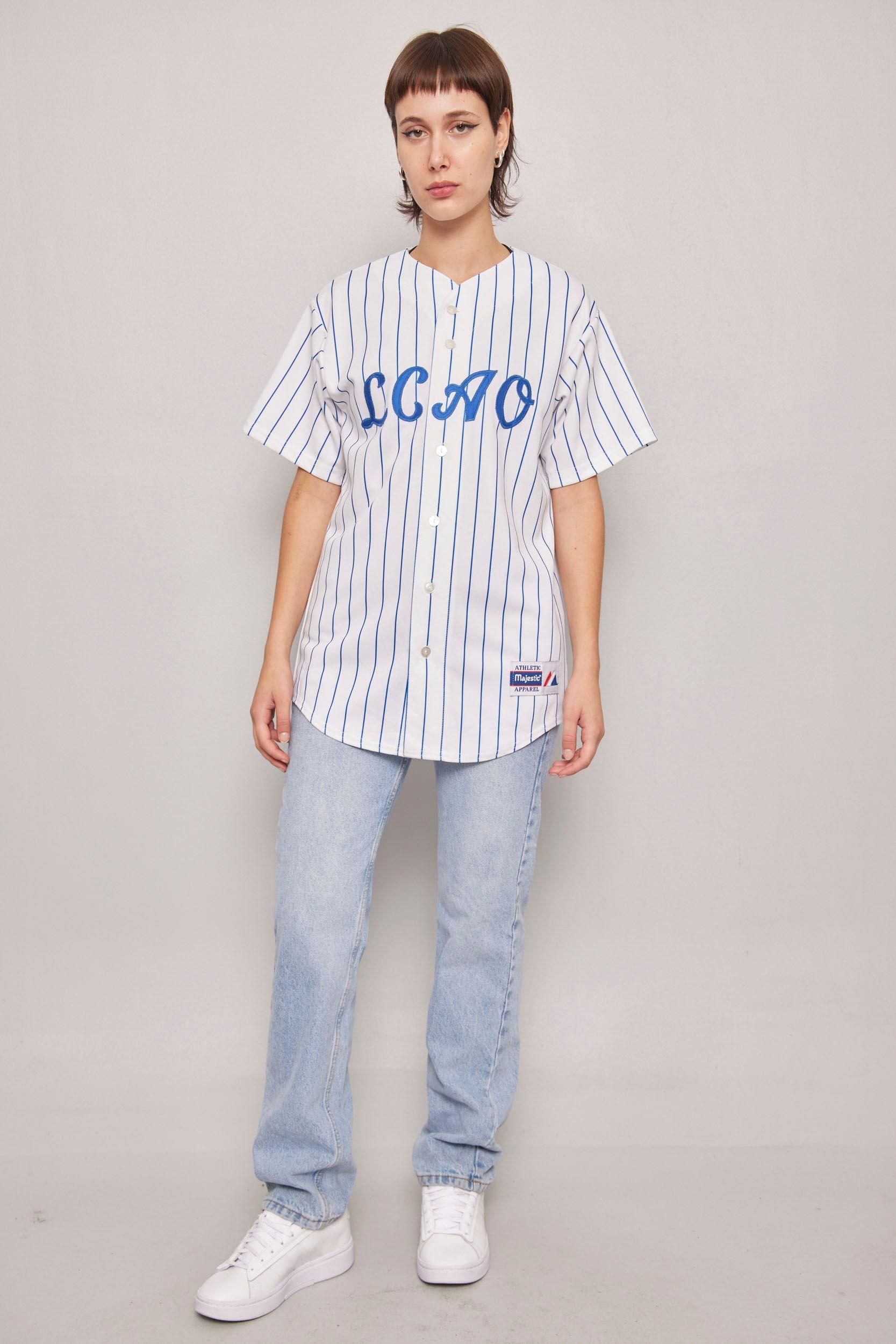 Polera casual  blanco majestic talla S-3