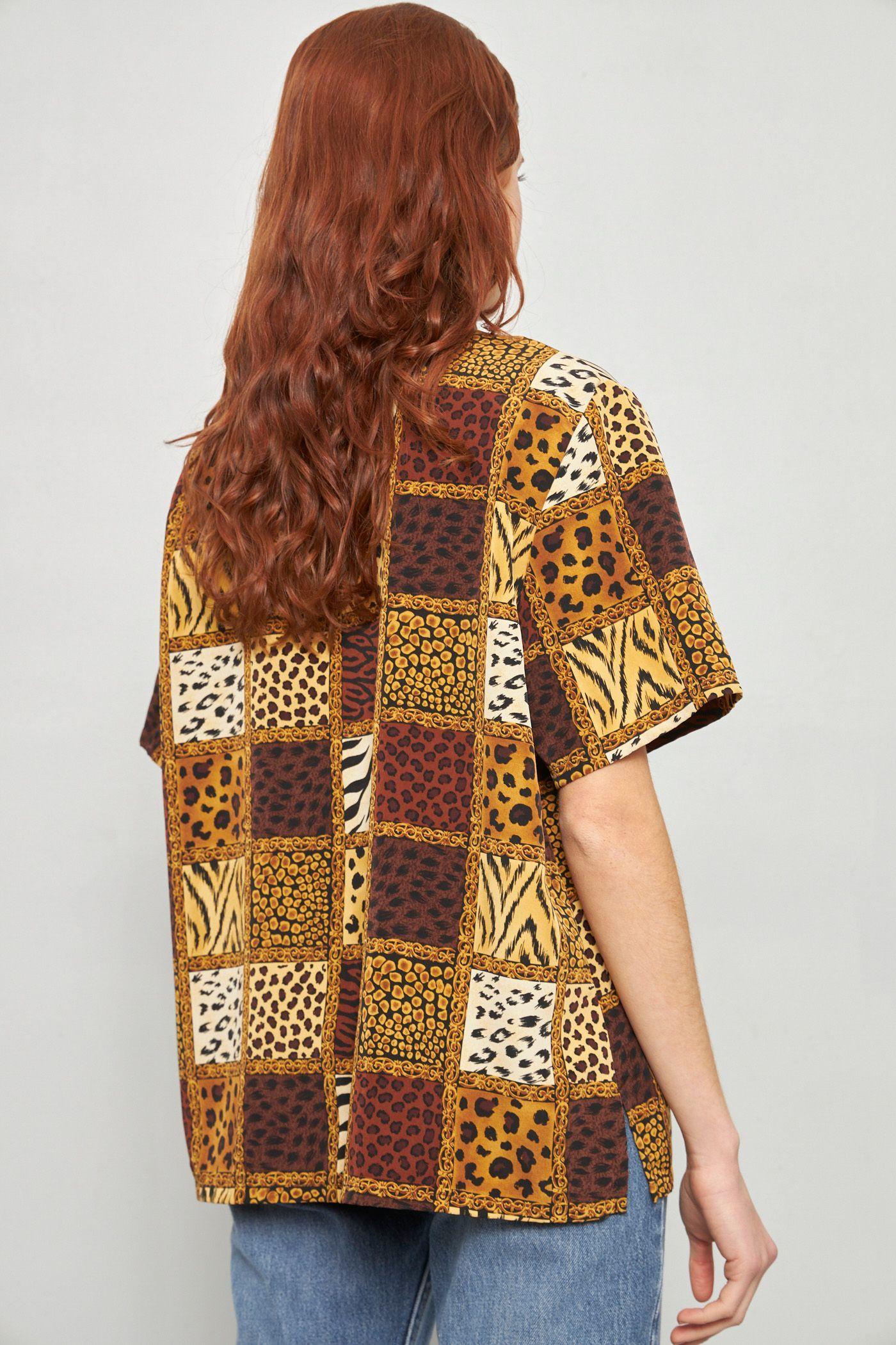 Blusa casual reciclado multicolor bonworth talla M  -2