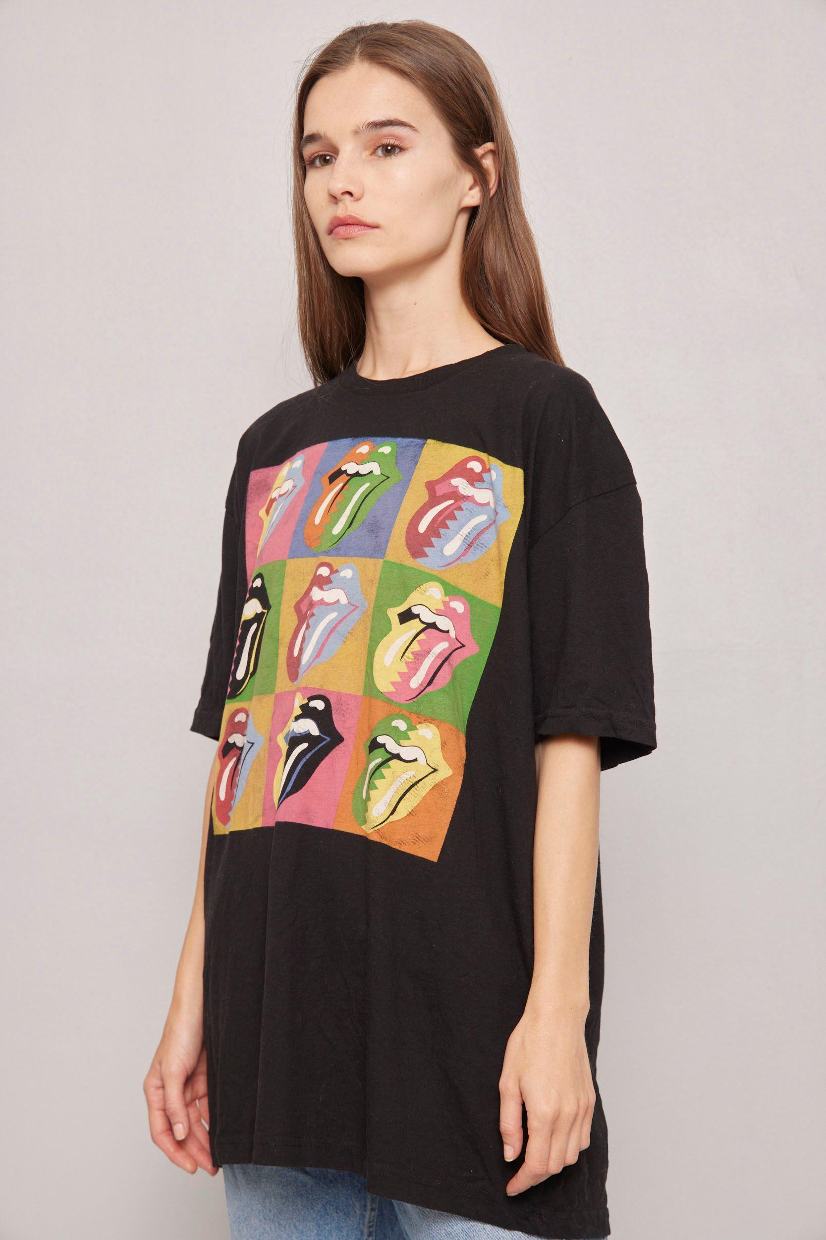 Polera casual  negro shattered talla XL-1