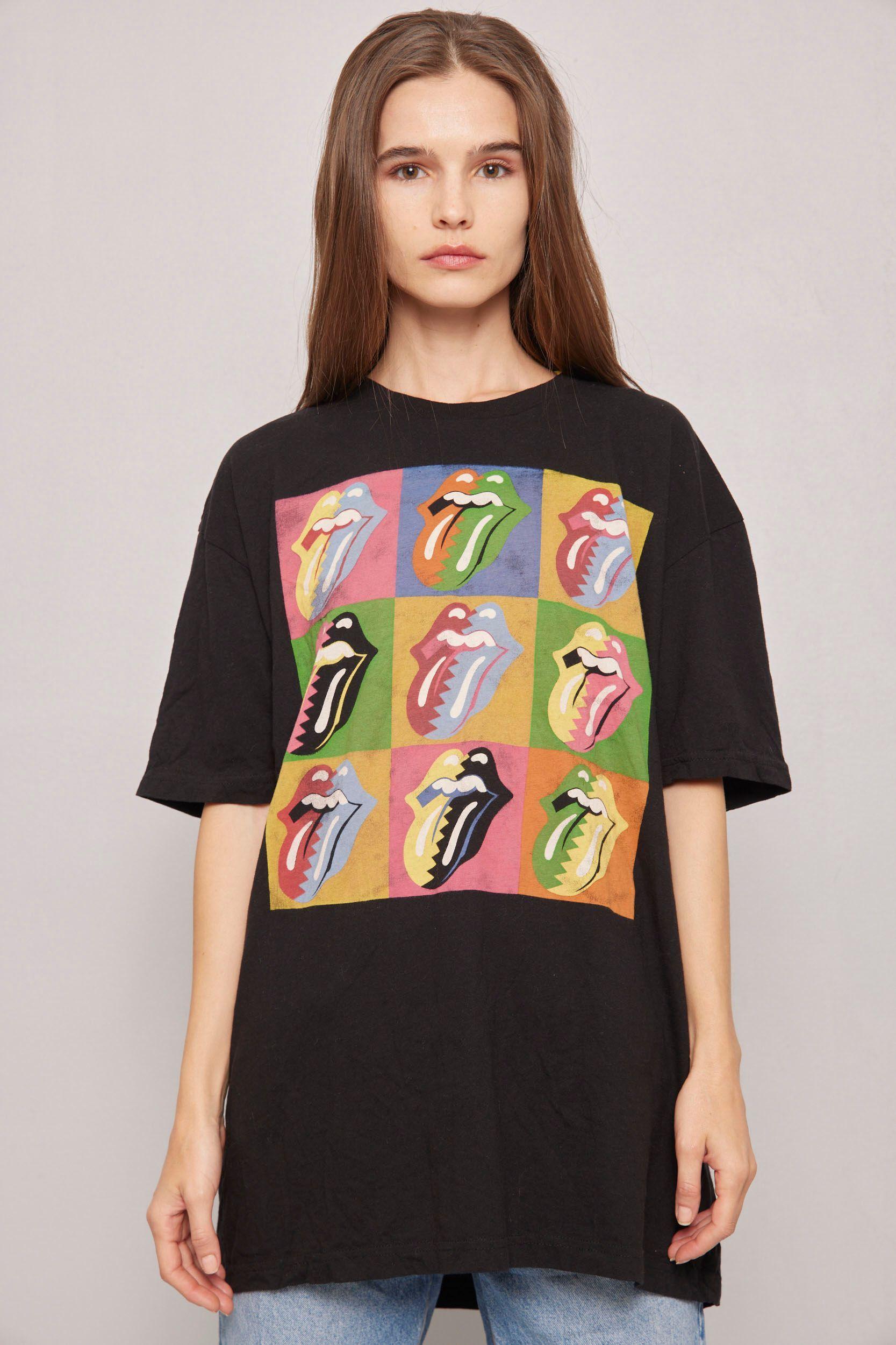 Polera casual  negro shattered talla XL-0