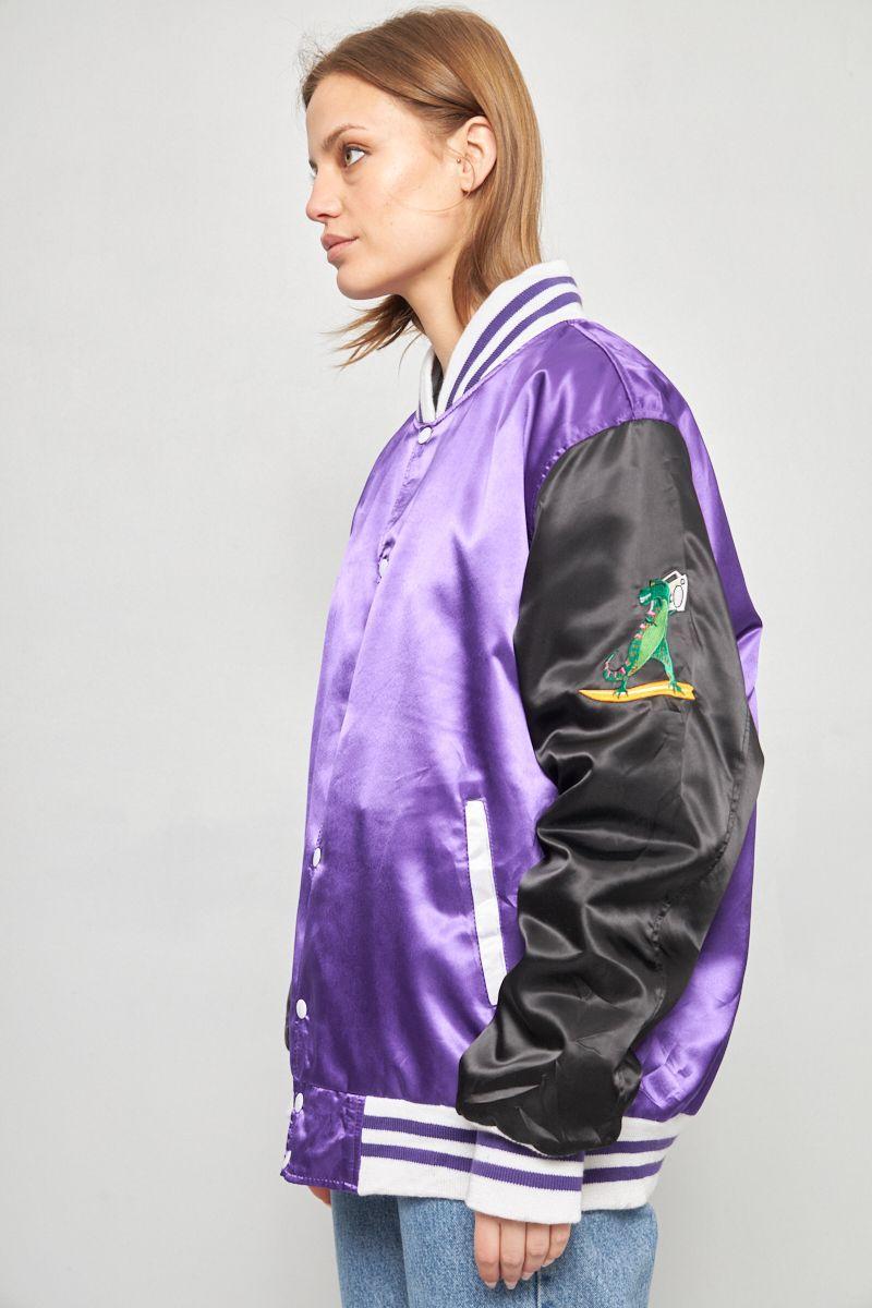 Bomber casual reciclado multicolor clothoo talla L  -1