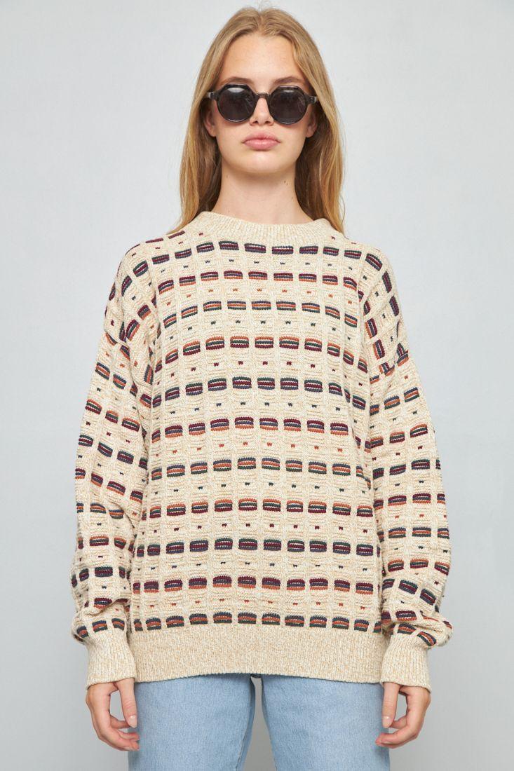 Sweater casual reciclado multicolor iron mountain talla L -0
