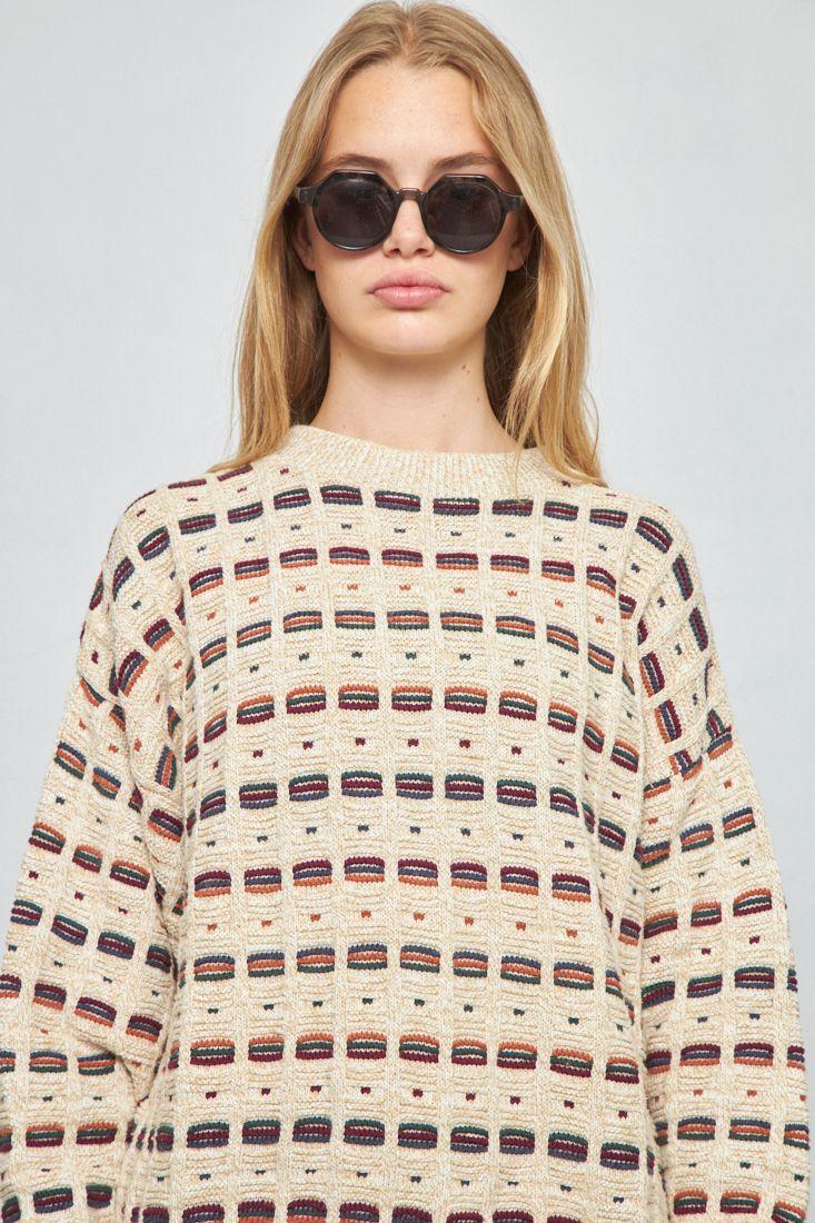 Sweater casual reciclado multicolor iron mountain talla L -4