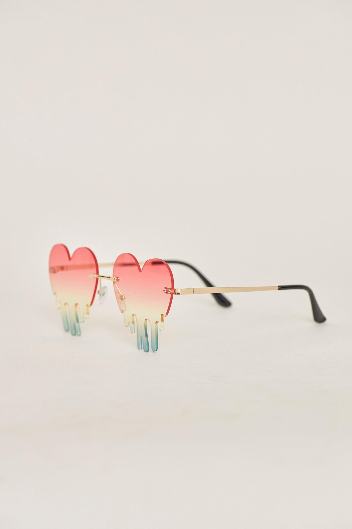 Lentes vintage reciclado multicolor nostalgic talla M  -1