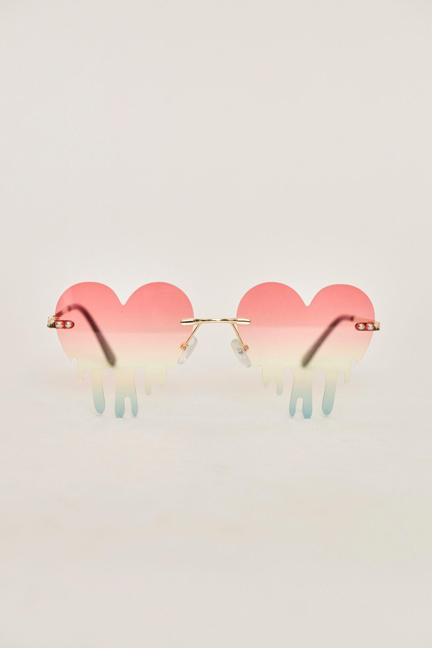 Lentes vintage reciclado multicolor nostalgic talla M  -0