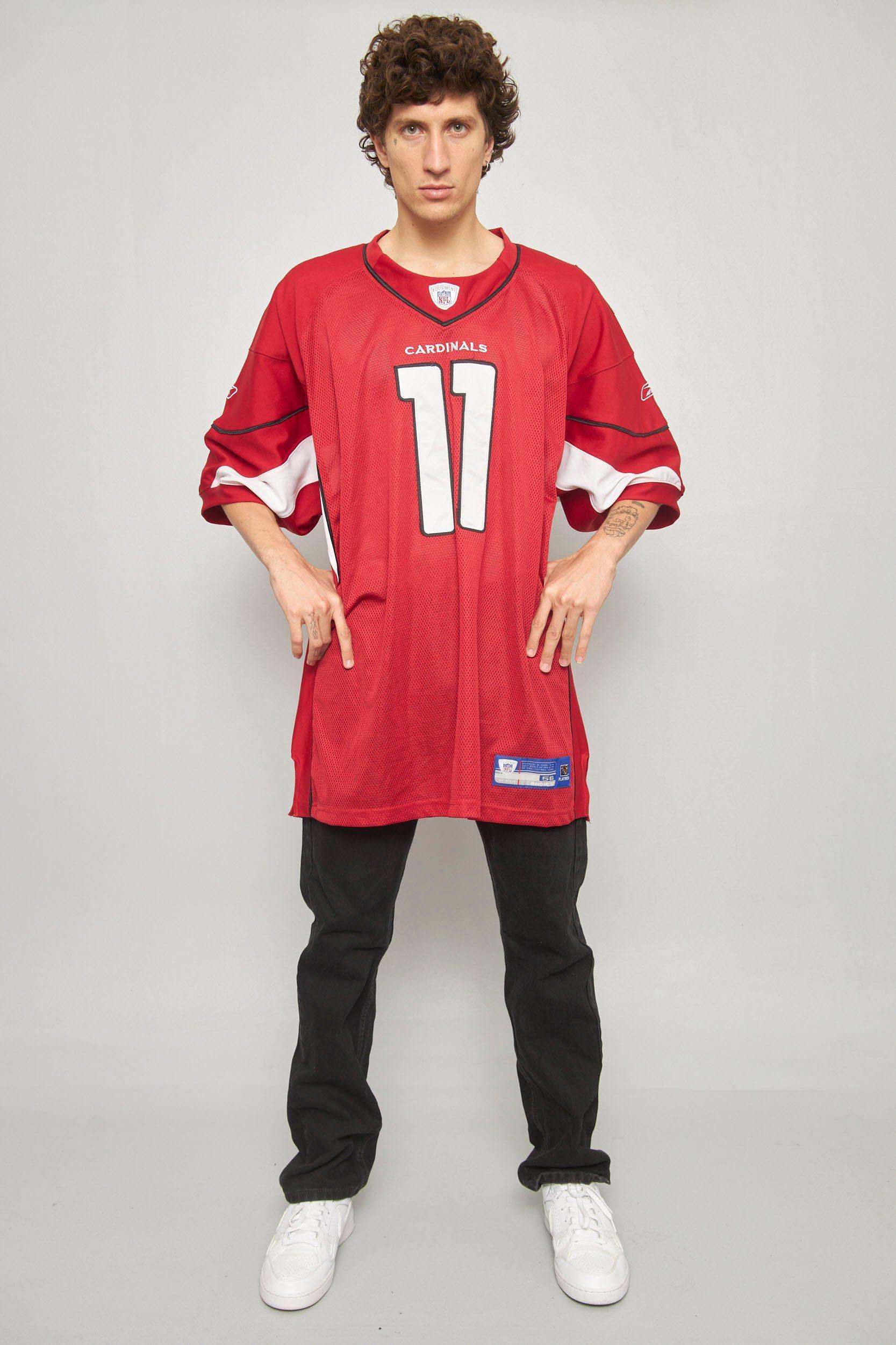 Polera casual reciclado rojo reebok talla 2XL    -3