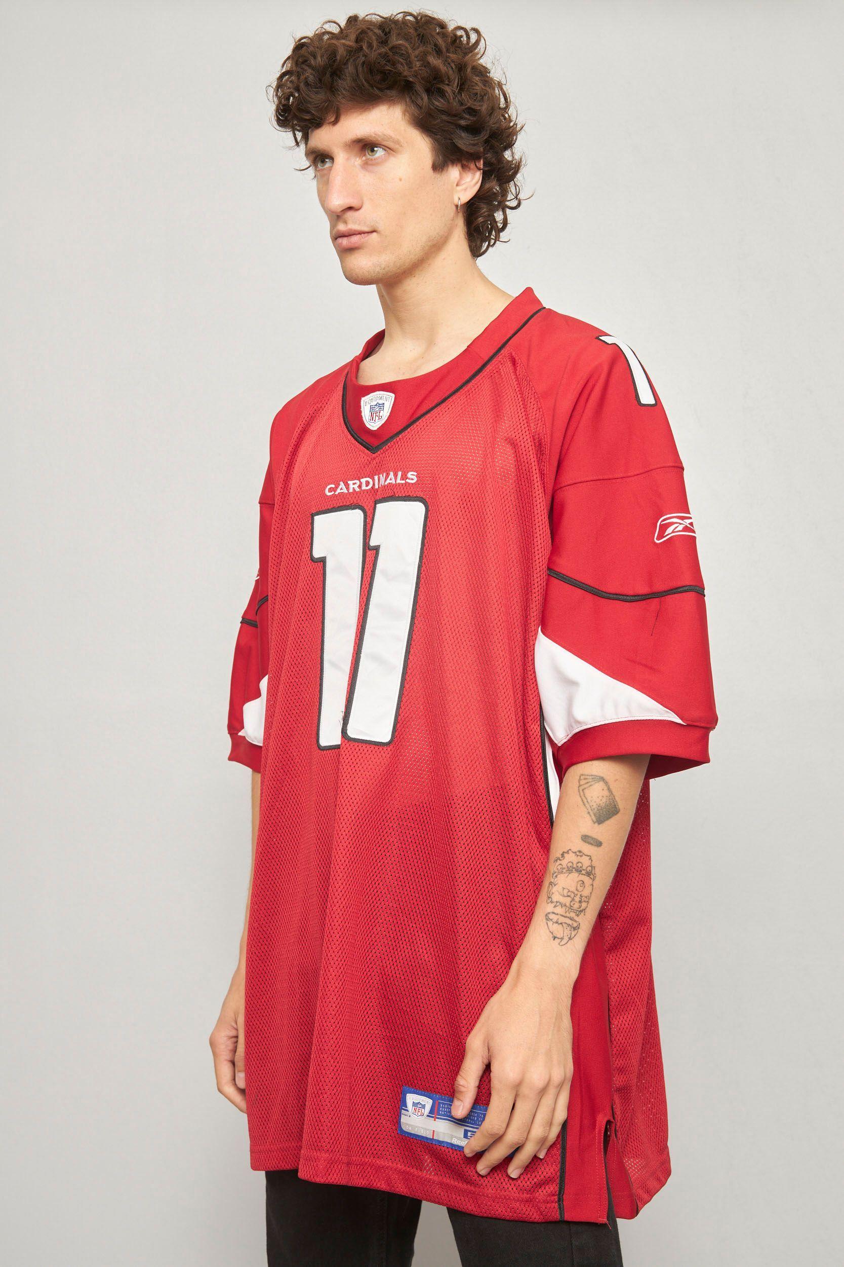 Polera casual reciclado rojo reebok talla 2XL    -1