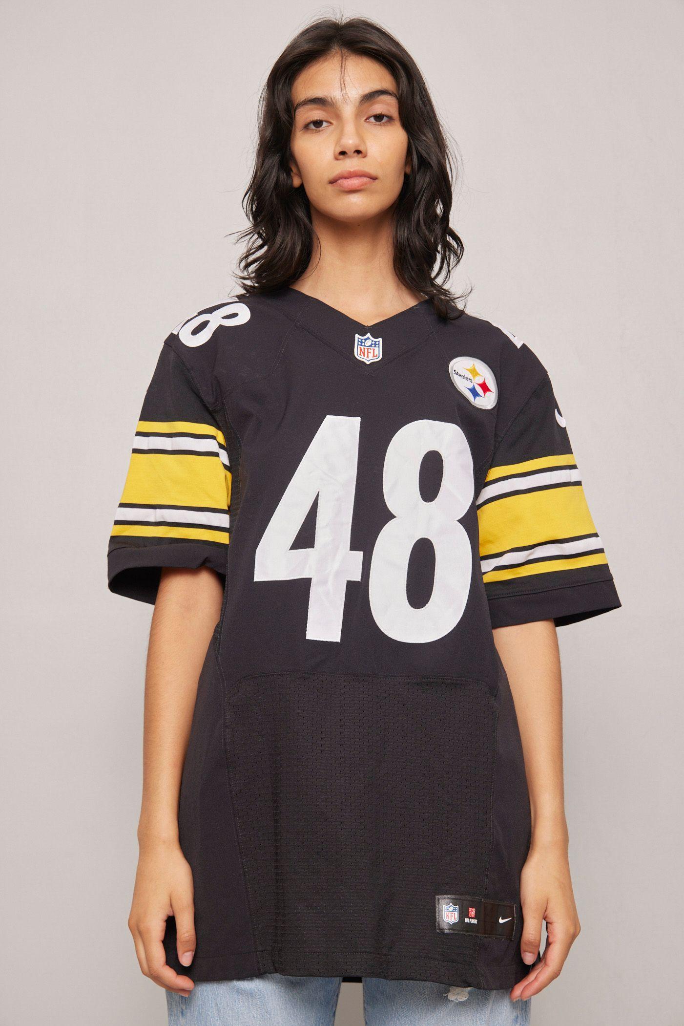 Polera casual  negro nike talla L-0