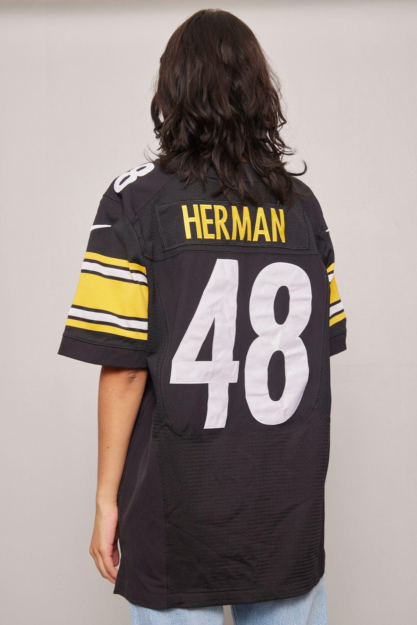 Polera casual  negro nike talla L-2