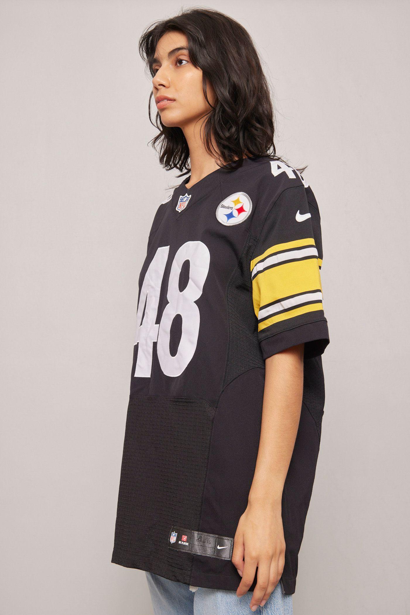 Polera casual  negro nike talla L-1