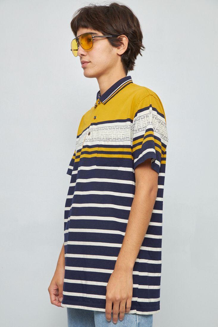 Polera manga corta reciclado multicolor vogue &ocean talla L-1