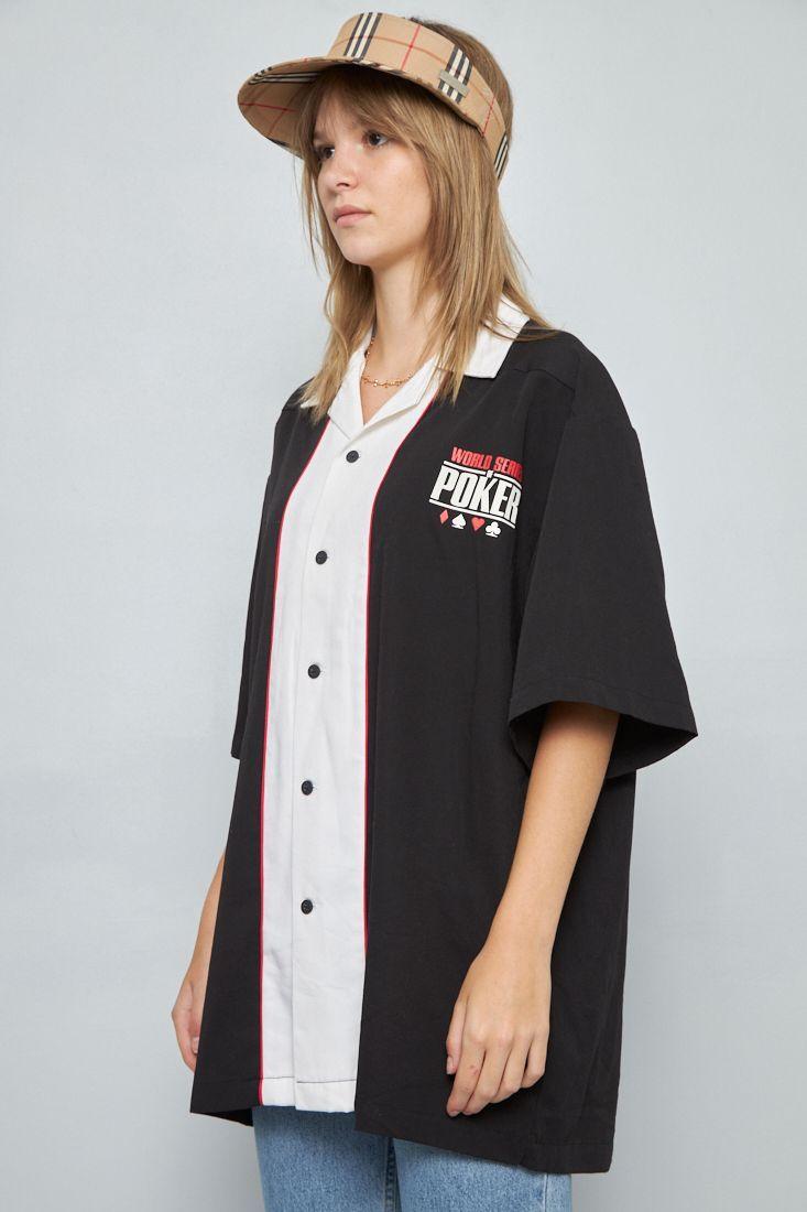 Blusa manga corta reciclado multicolor nostalgic talla XL -1