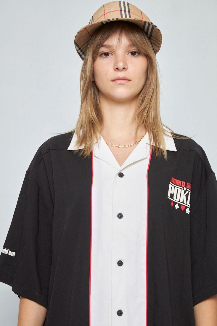 Blusa manga corta reciclado multicolor nostalgic talla XL -4