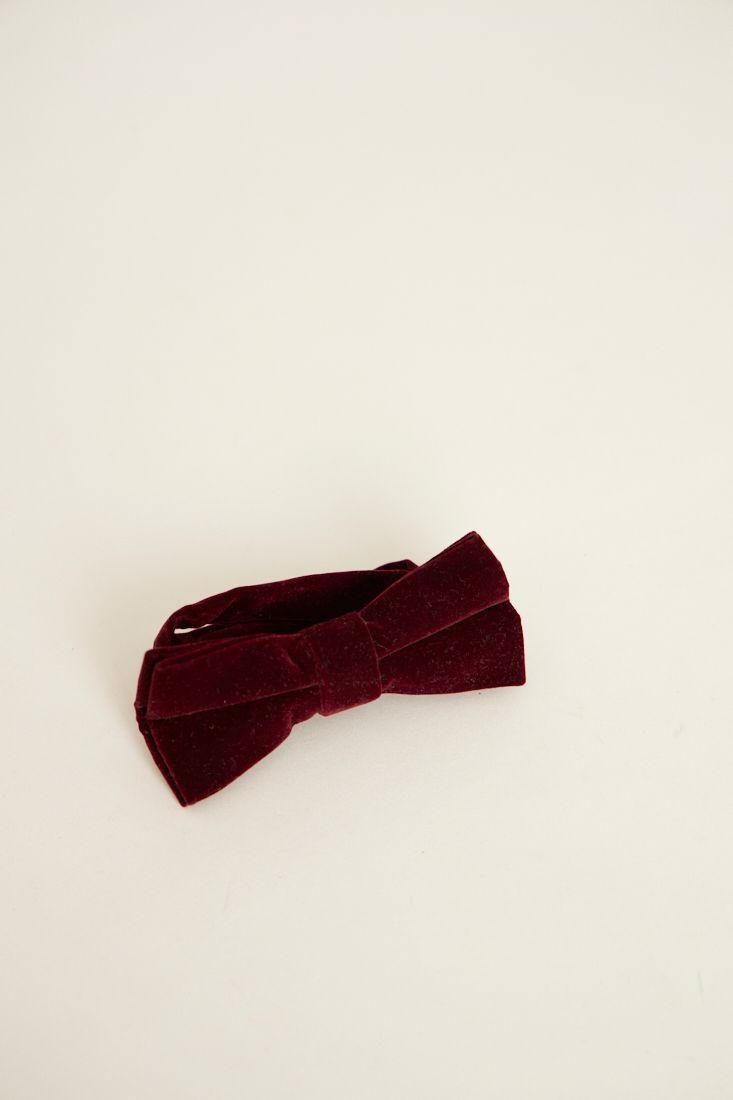 Corbata vintage reciclado burdeo primark talla M  -3