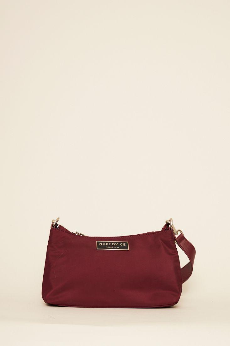 Cartera casual reciclado burdeo nakedvice talla S  -0