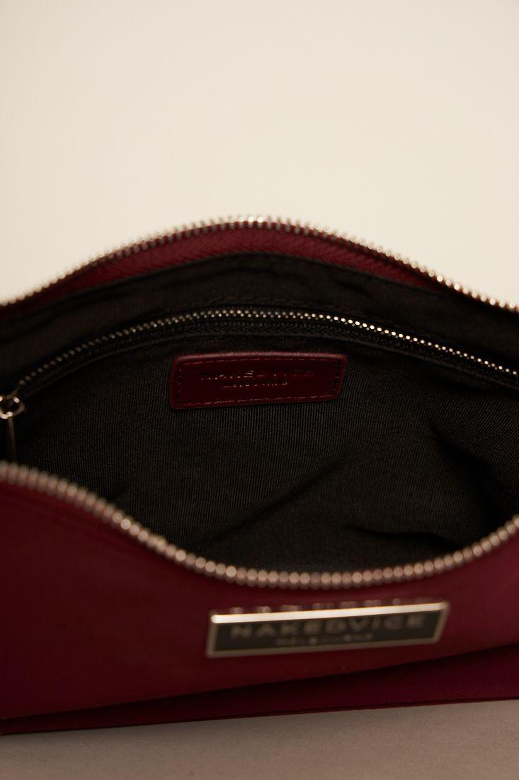 Cartera casual reciclado burdeo nakedvice talla S  -4