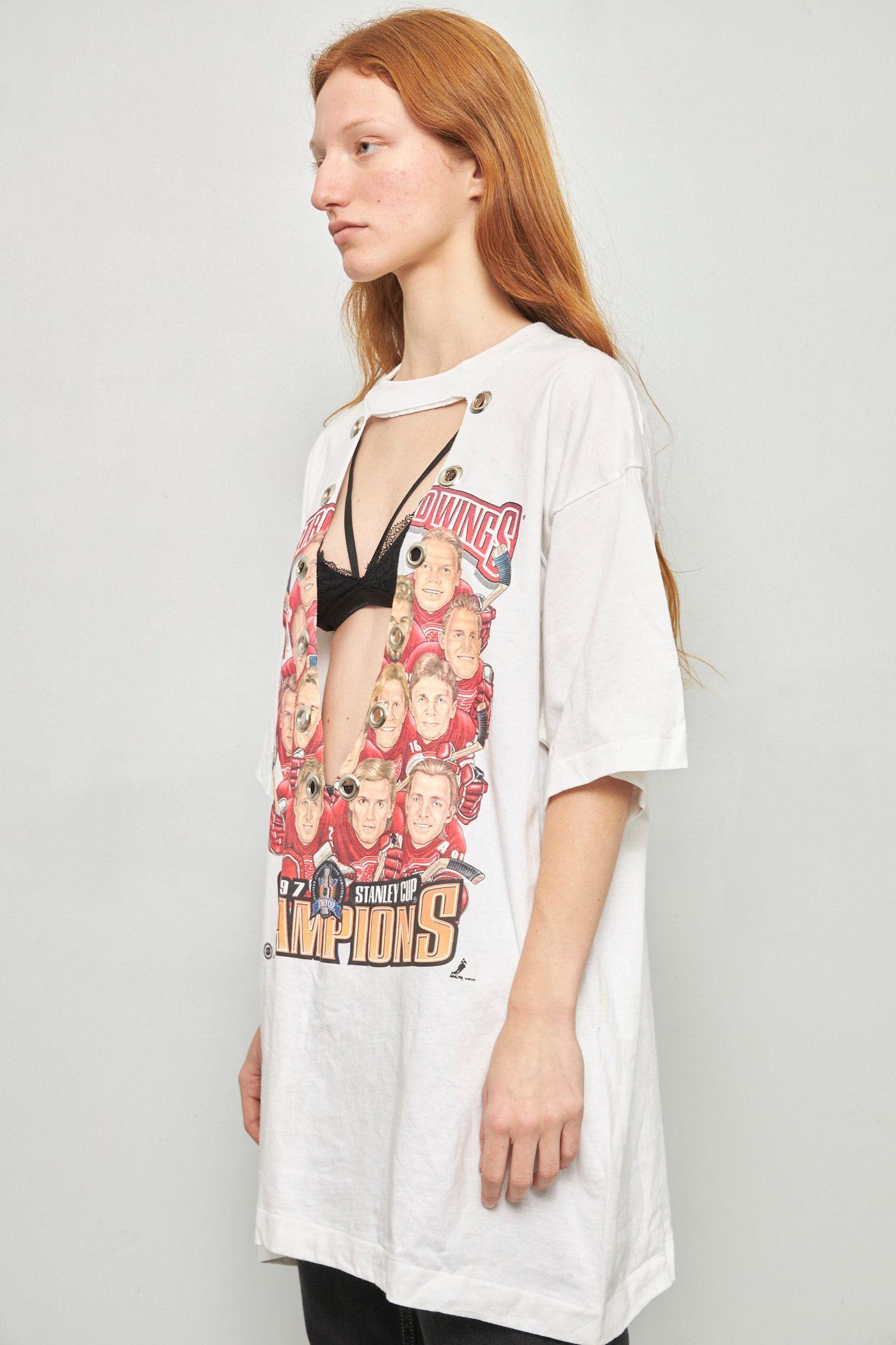 Top casual reciclado blanco lovemade talla XL  -1