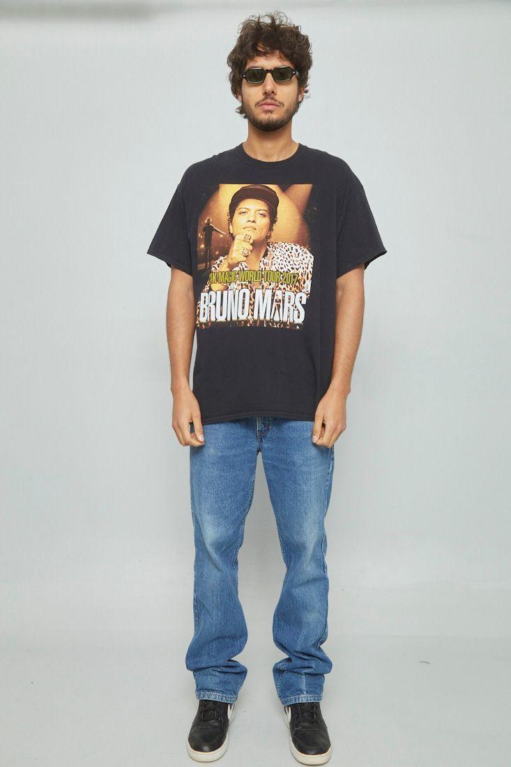 Polera casual reciclado negro gildan talla L  -3