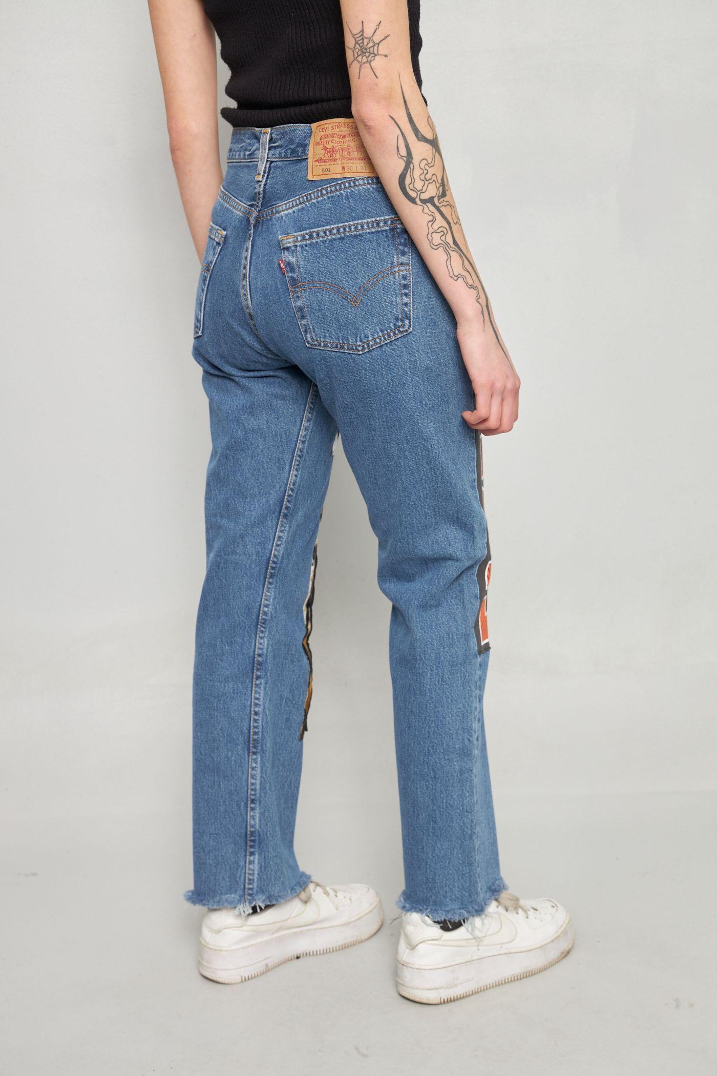 Jeans casual reciclado celeste Lovemade talla 38  -2