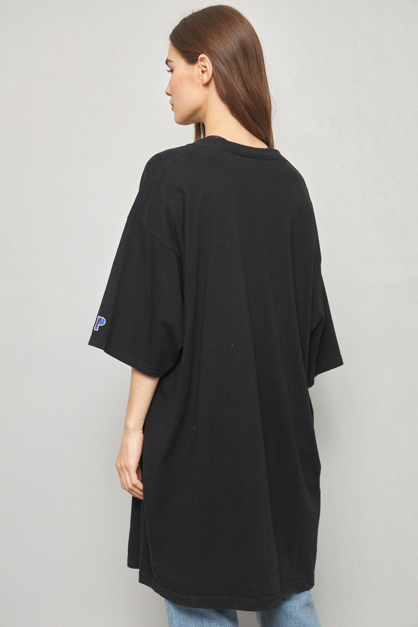 Polera casual reciclado negro pro layer talla XL -2