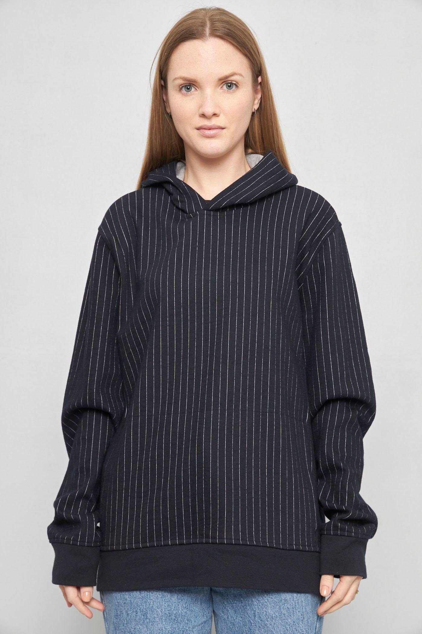 Poleron casual reciclado azul marino vince talla M -0