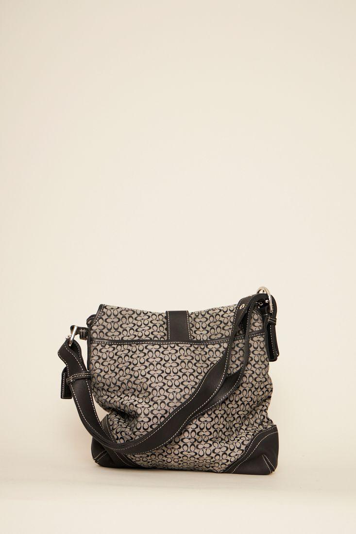 Cartera casual reciclado multicolor coach talla M  -4