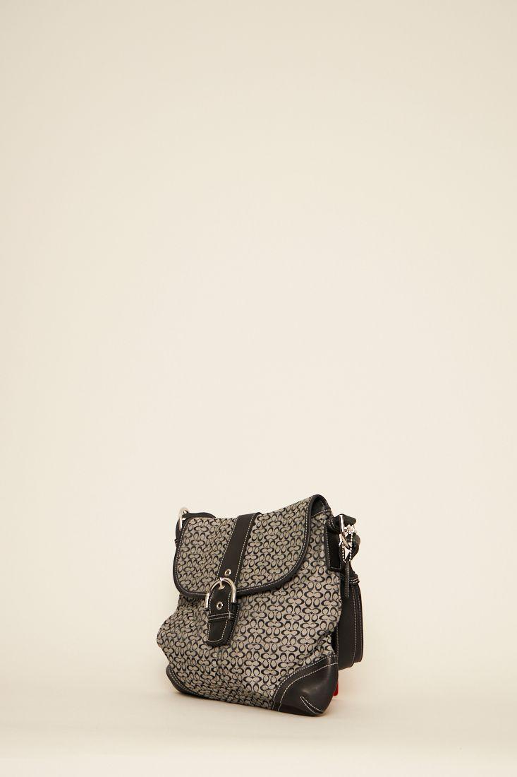 Cartera casual reciclado multicolor coach talla M  -1