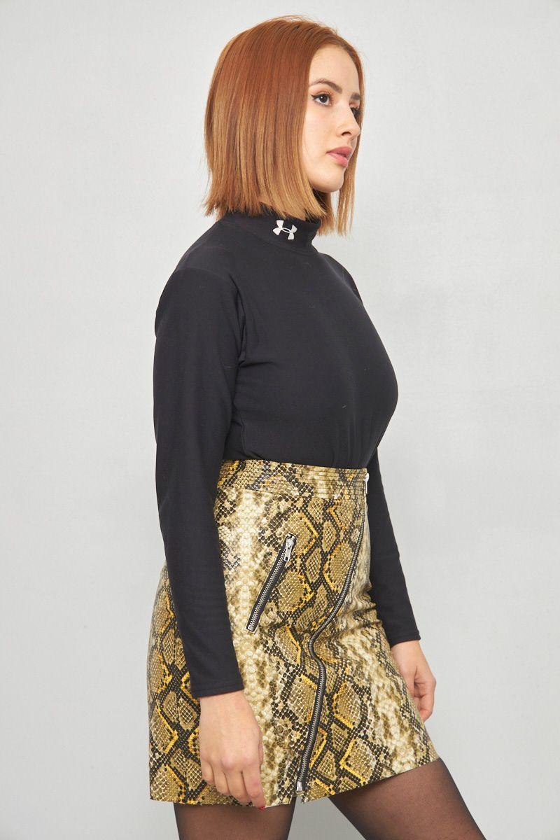 Falda casual reciclado multicolor asos talla S  -1