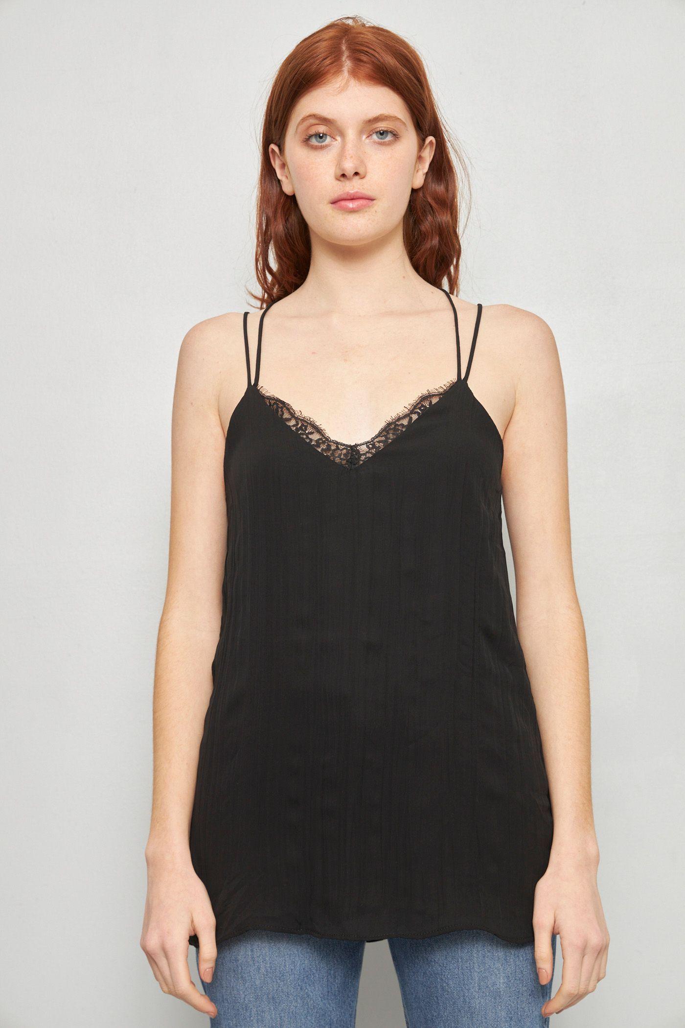 Blusa casual reciclado negro zara talla S  -0