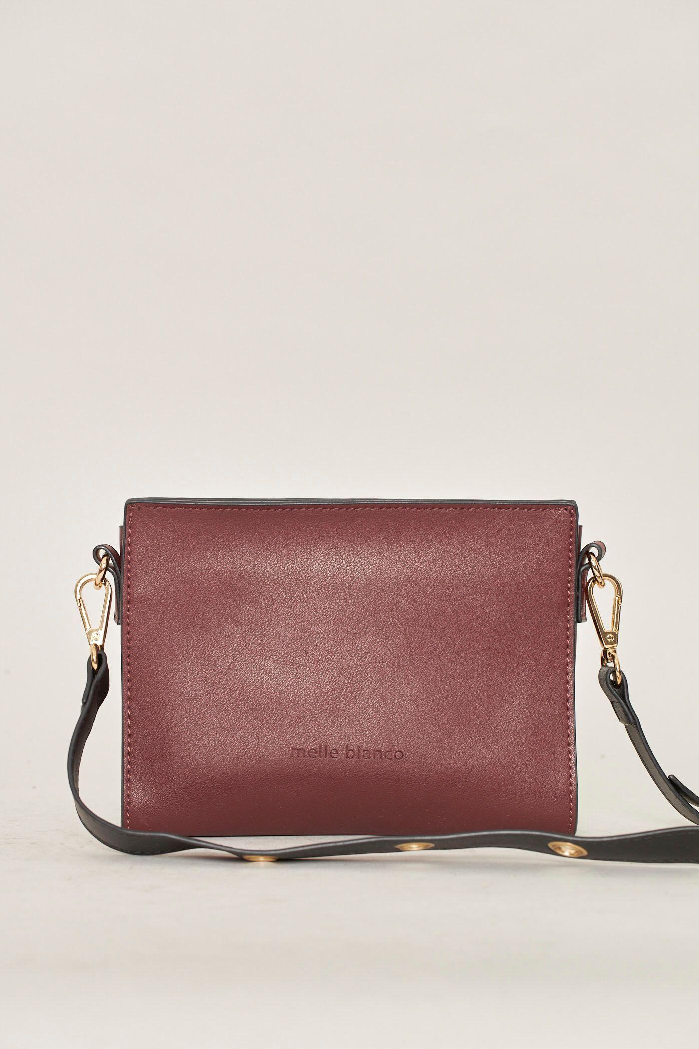 Cartera casual reciclado burdeo melie bianco talla S -3